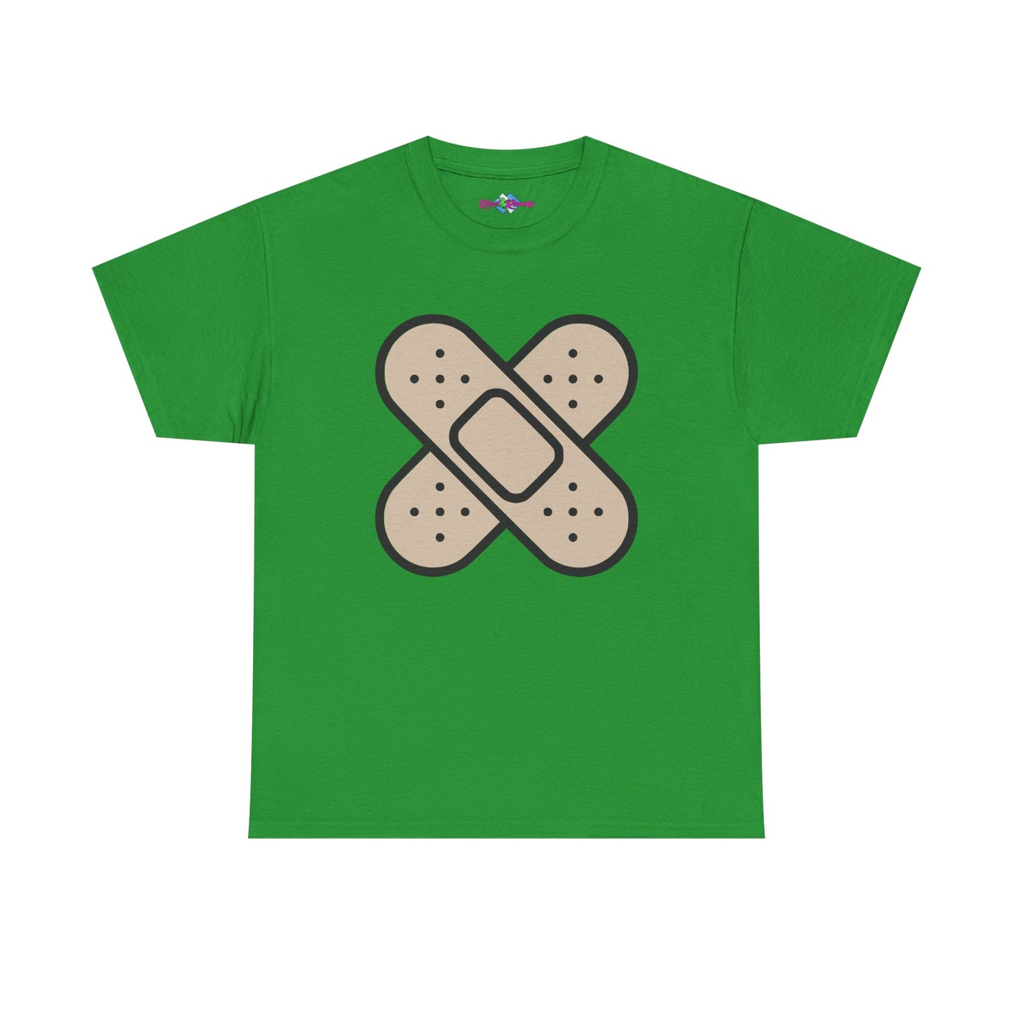 Band Aids. Heavy Cotton T-Shirt