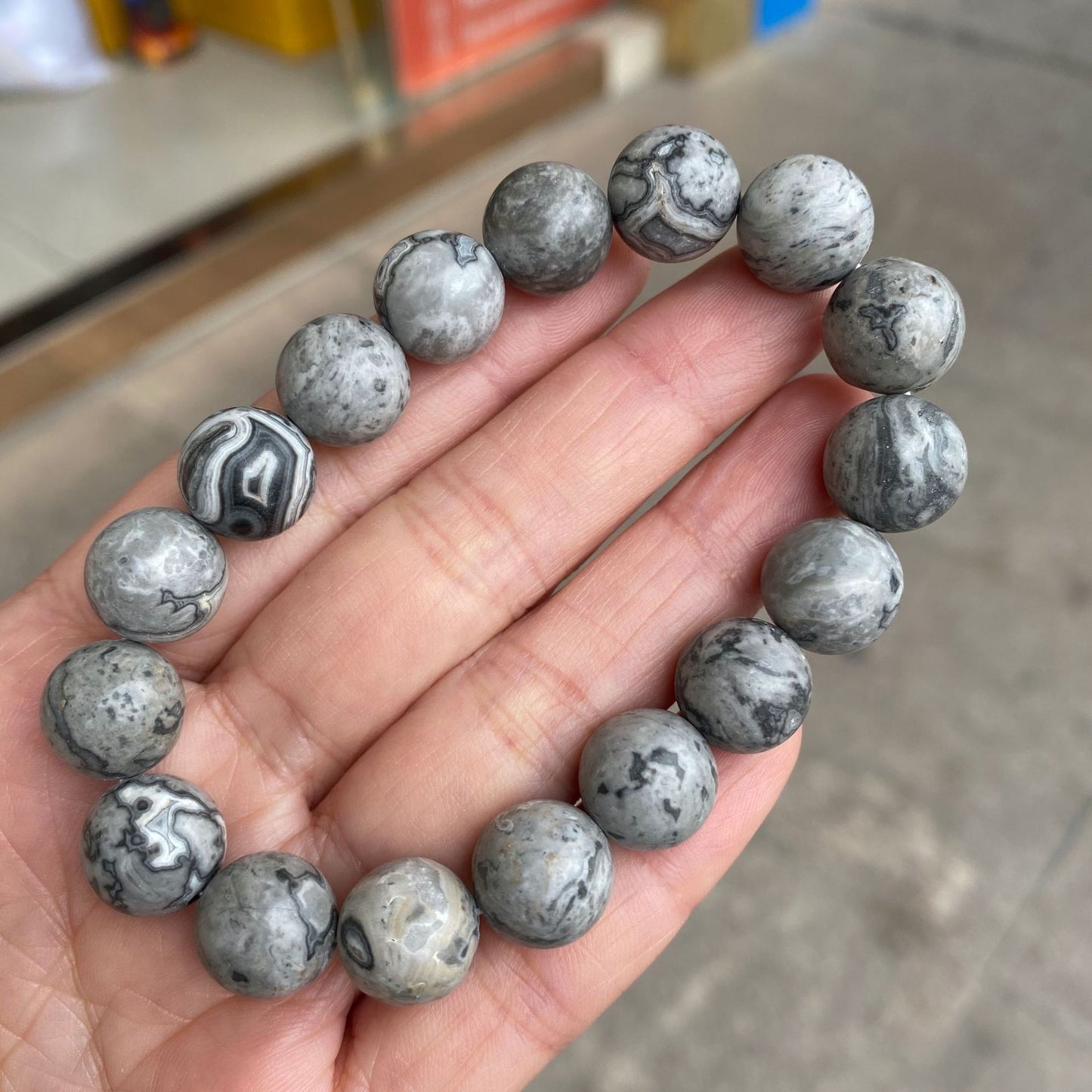 Map Stone Bracelet