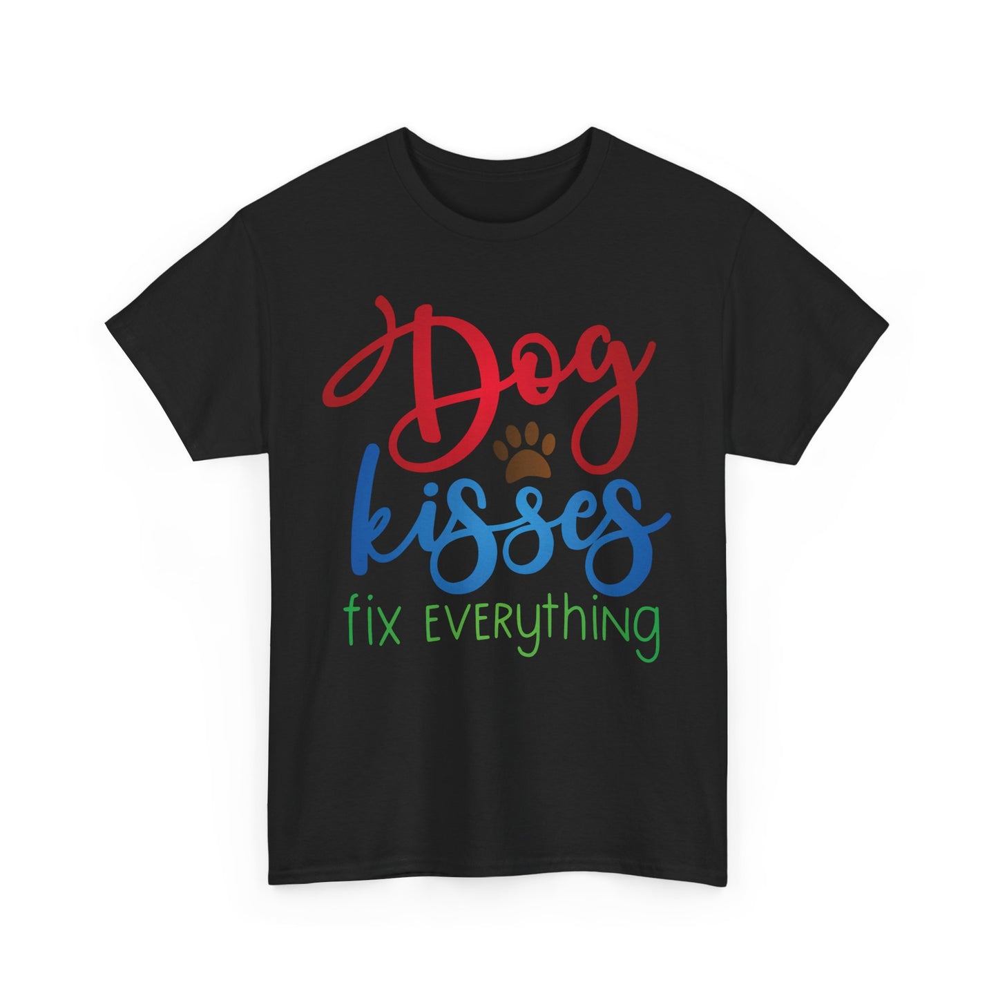 Dog Kisses. Heavy Cotton T-Shirt