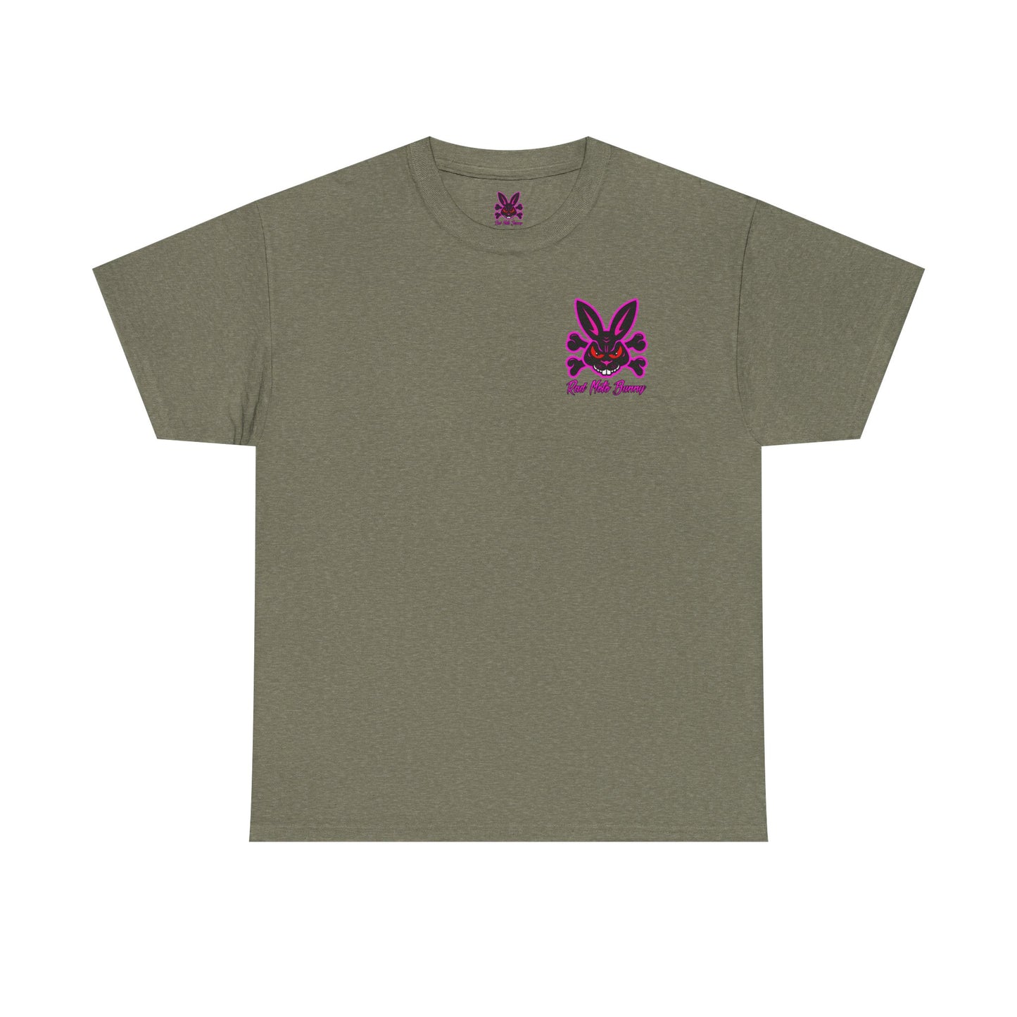 Back Off Sucker Bunny, Rad Moto Bunny, Heavy Cotton T-Shirt