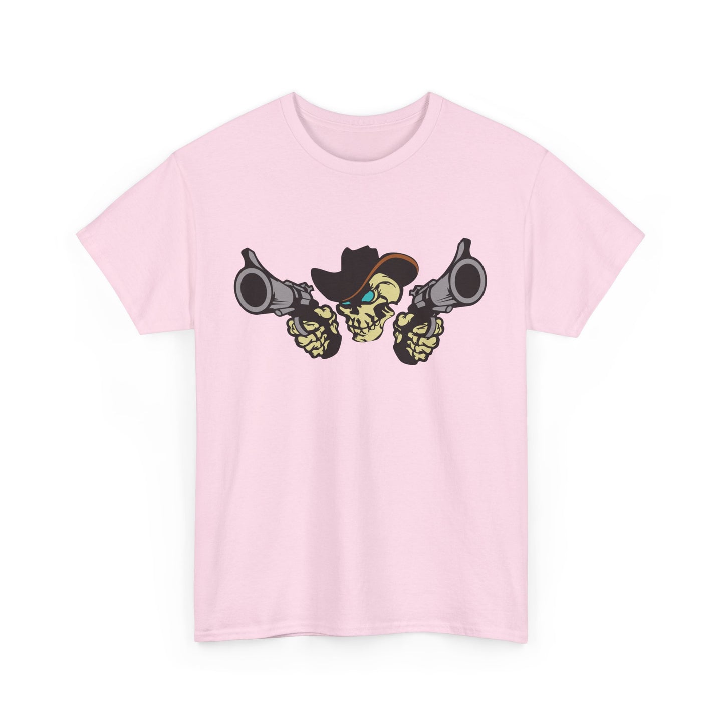 Cowboy Skull. Heavy Cotton T-Shirt
