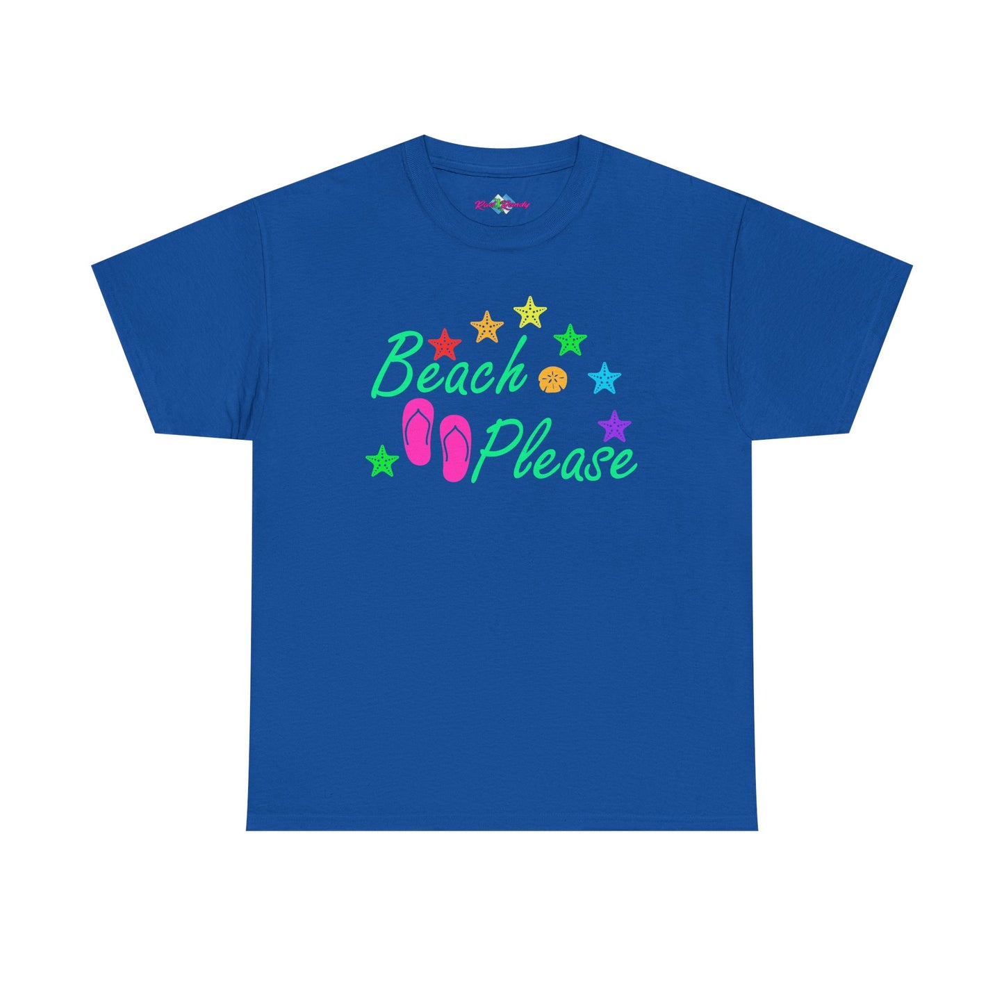 Beach Please. Heavy Cotton T-Shirt