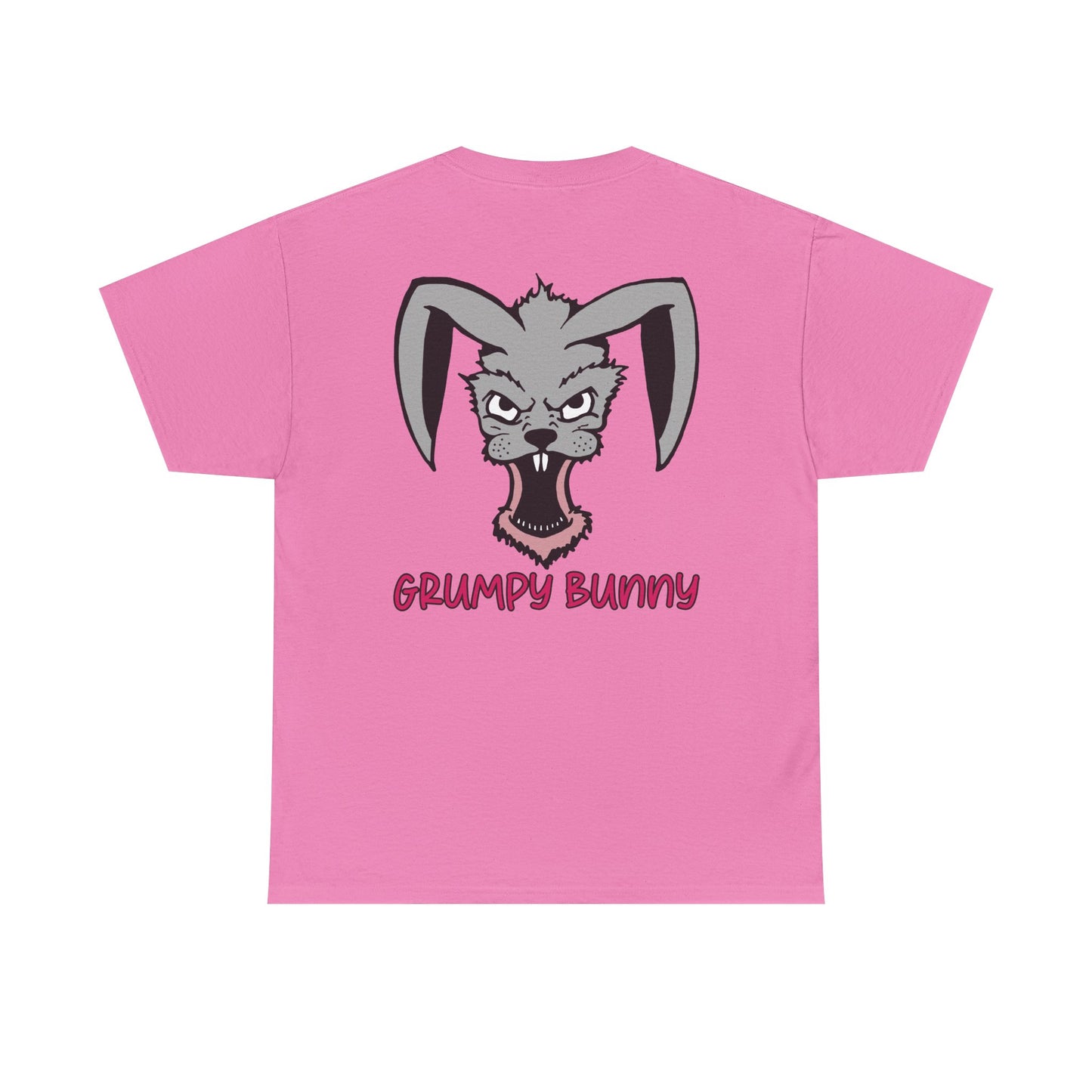 Grumpy Bunny, Rad Moto Bunny, Heavy Cotton T-Shirt
