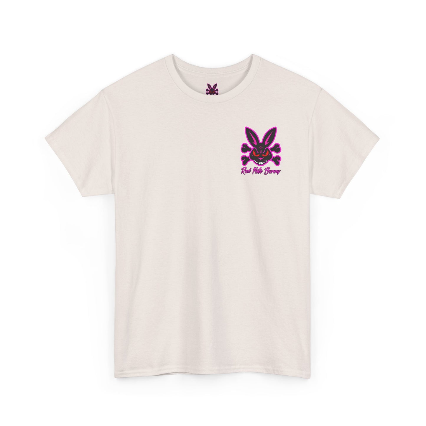 Kiss my furry Butt, Rad Moto Bunny, Heavy Cotton T-Shirt