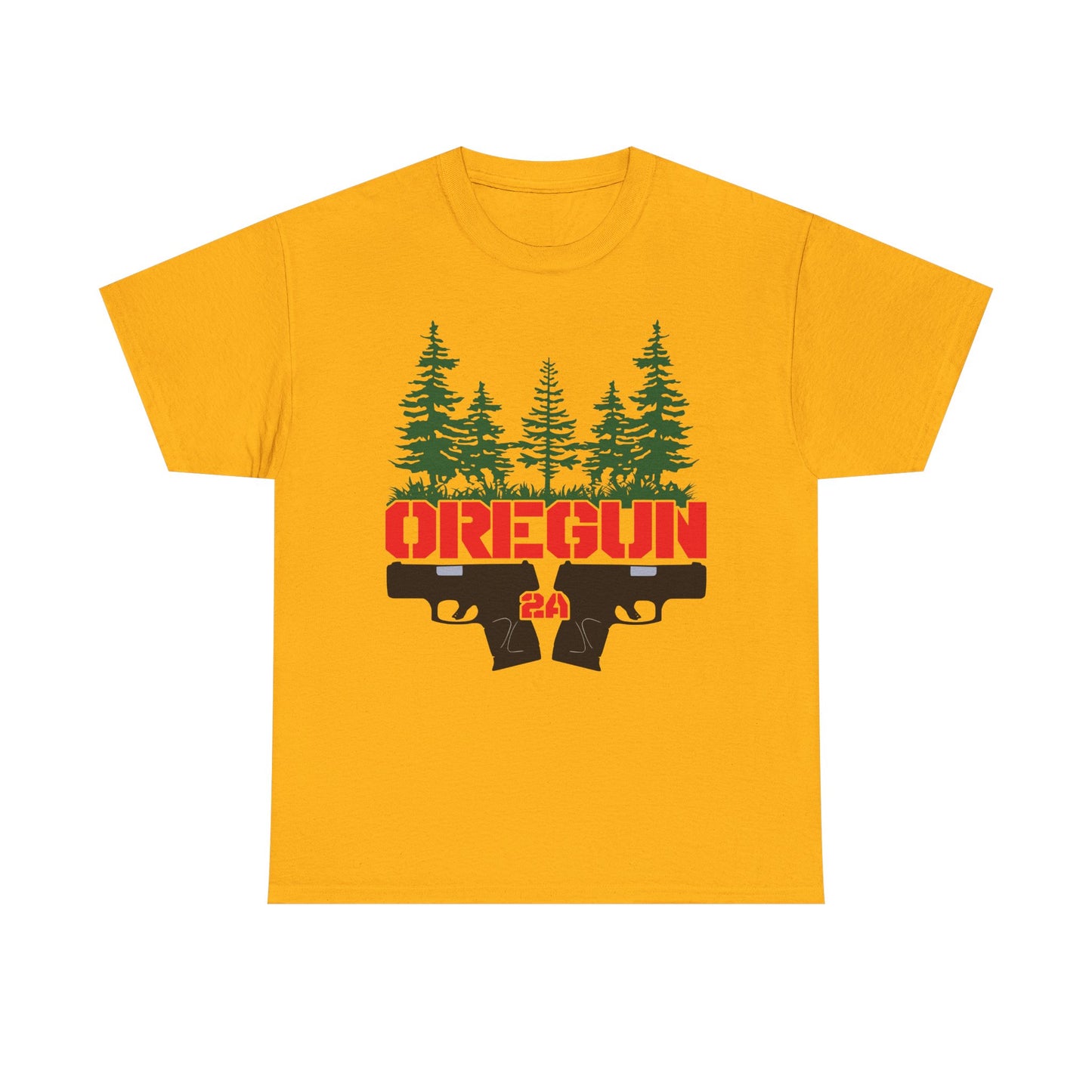 Oregun 2a Forest. Heavy Cotton T-Shirt