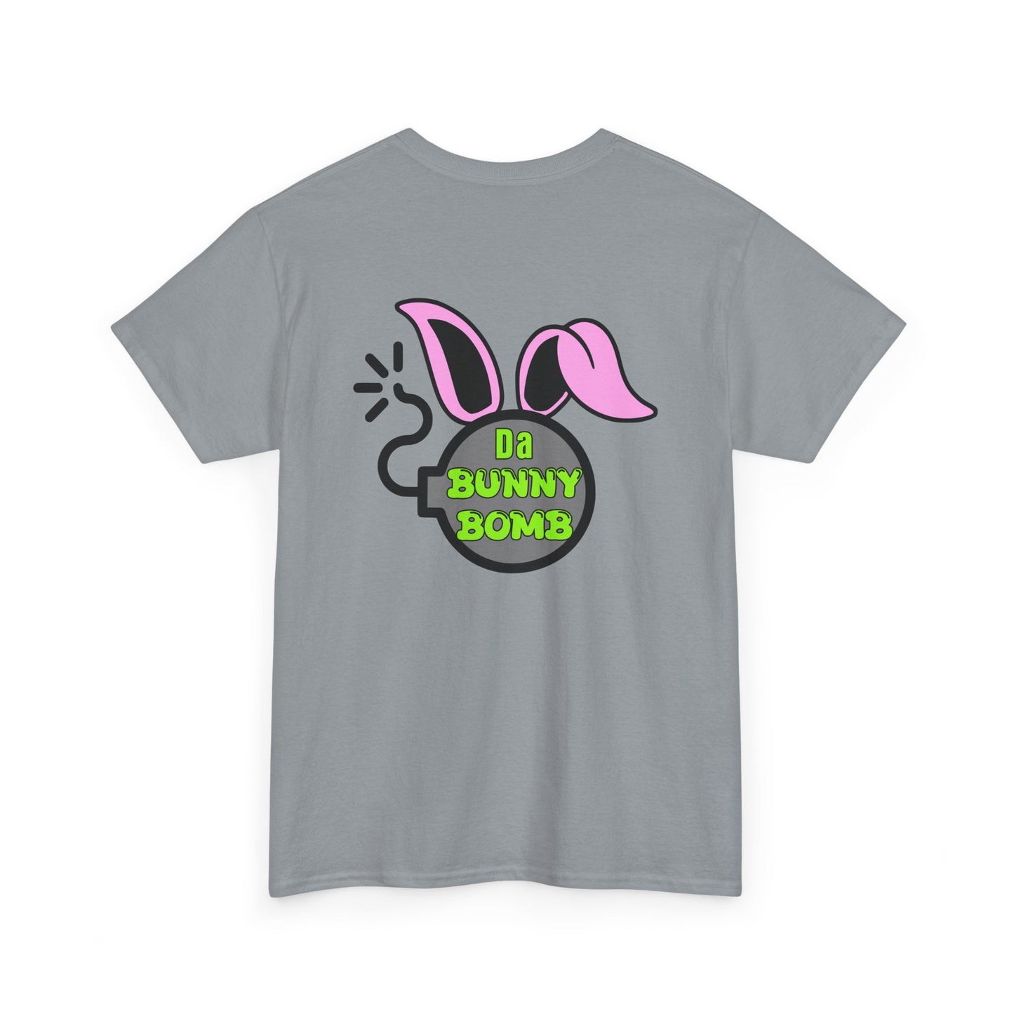 Da Bunny Bomb, Rad Moto Bunny, Heavy Cotton T-Shirt