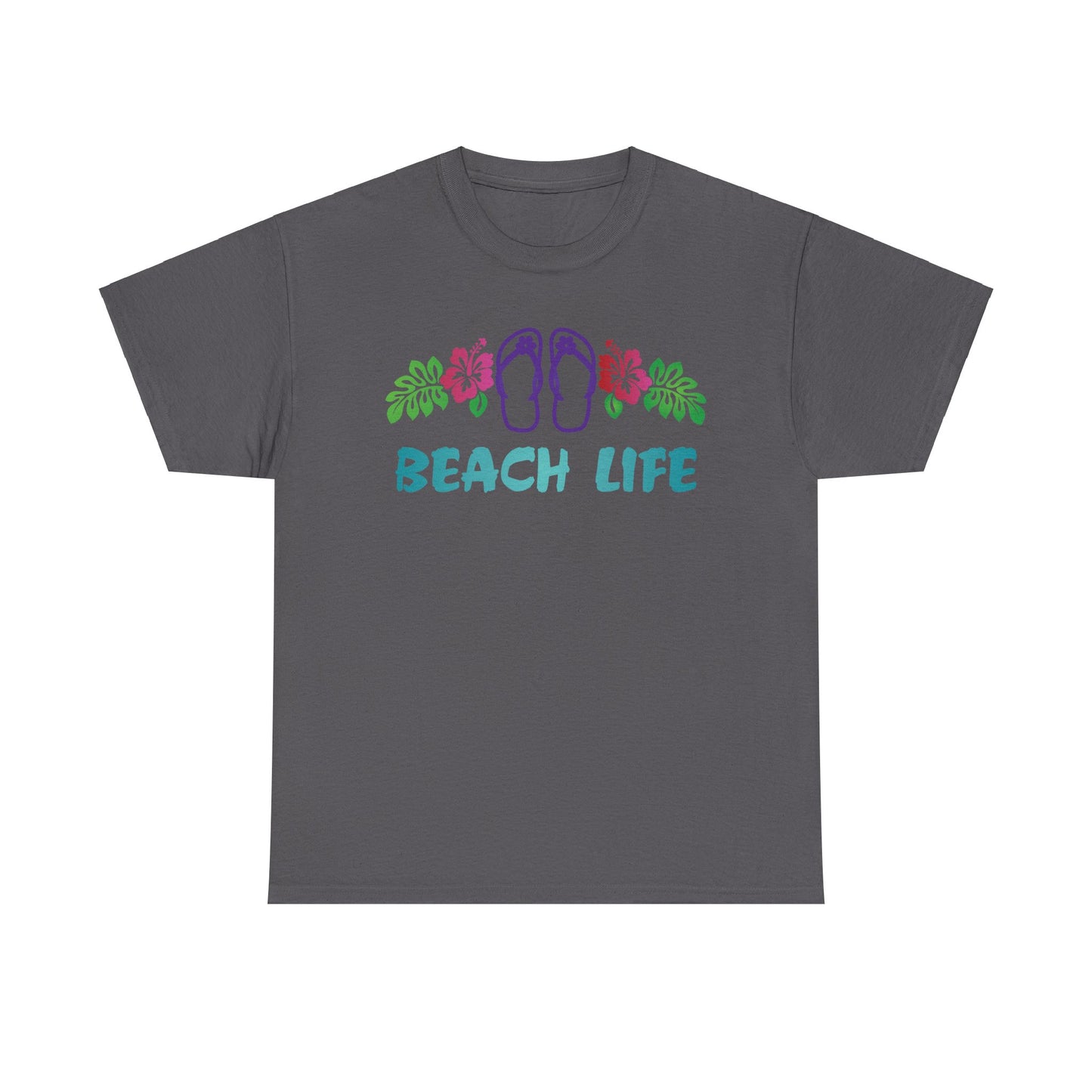 Beach Life. Heavy Cotton T-Shirt
