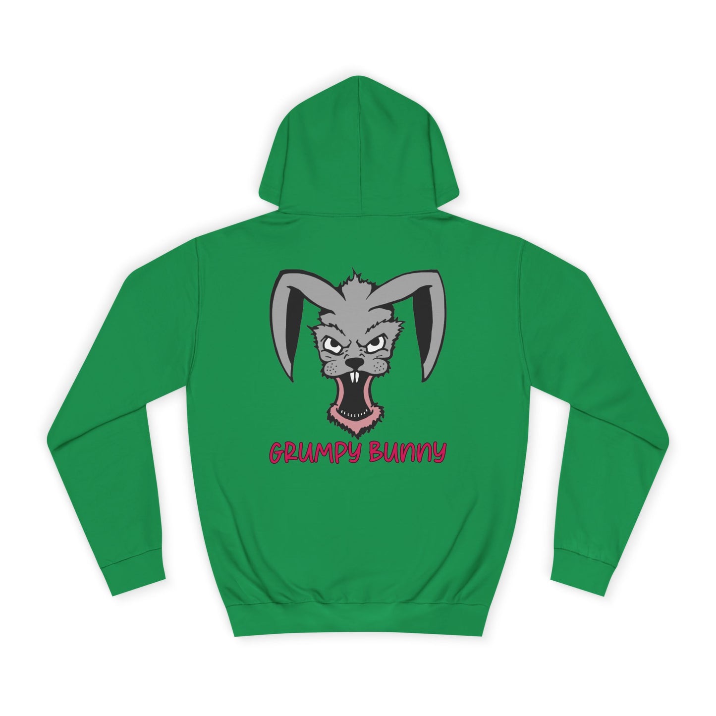 Grumpy Bunny, Rad Moto Bunny, Unisex Hoodie - Biker Style Sweatshirt for Motorcycle Enthusiasts