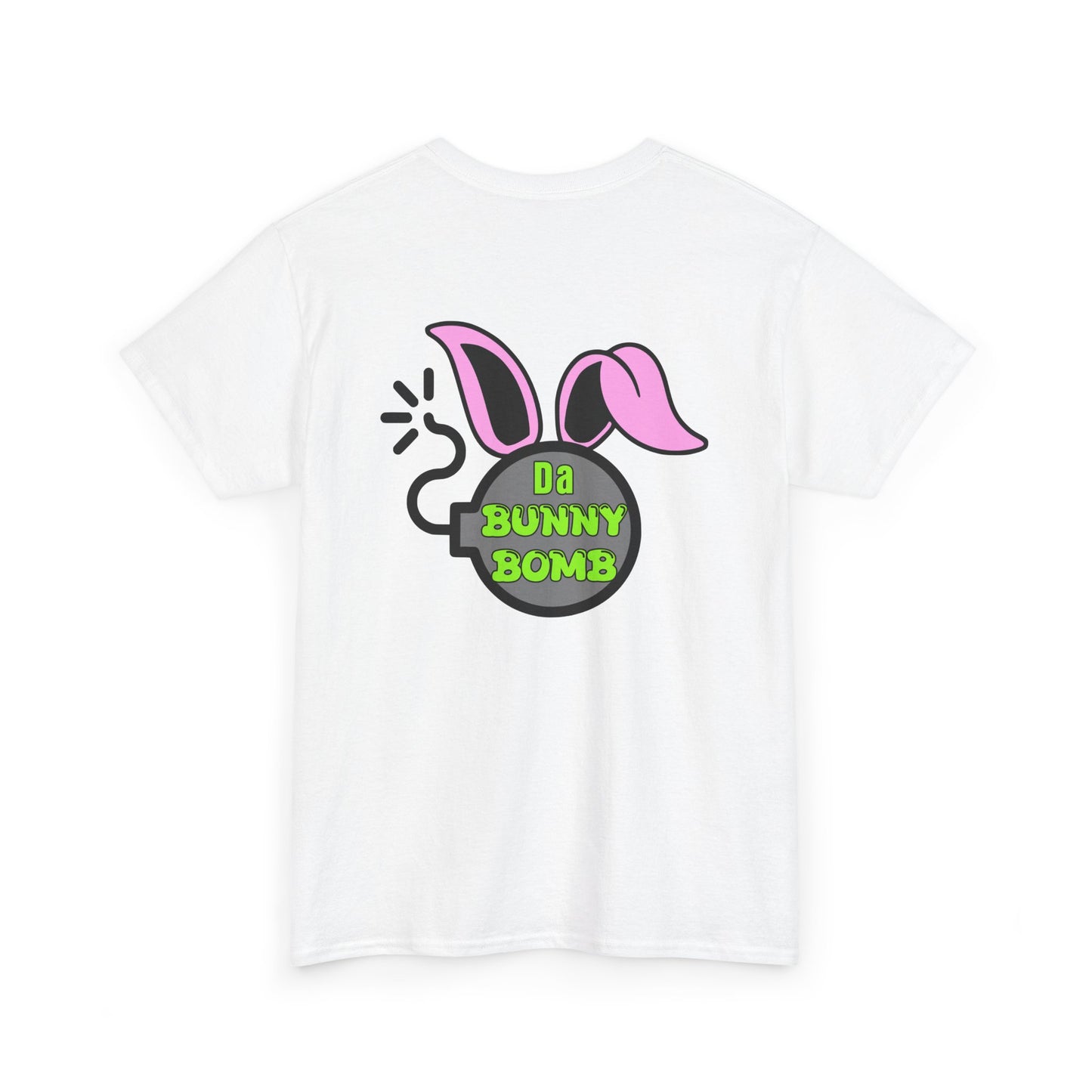 Da Bunny Bomb, Rad Moto Bunny, Heavy Cotton T-Shirt