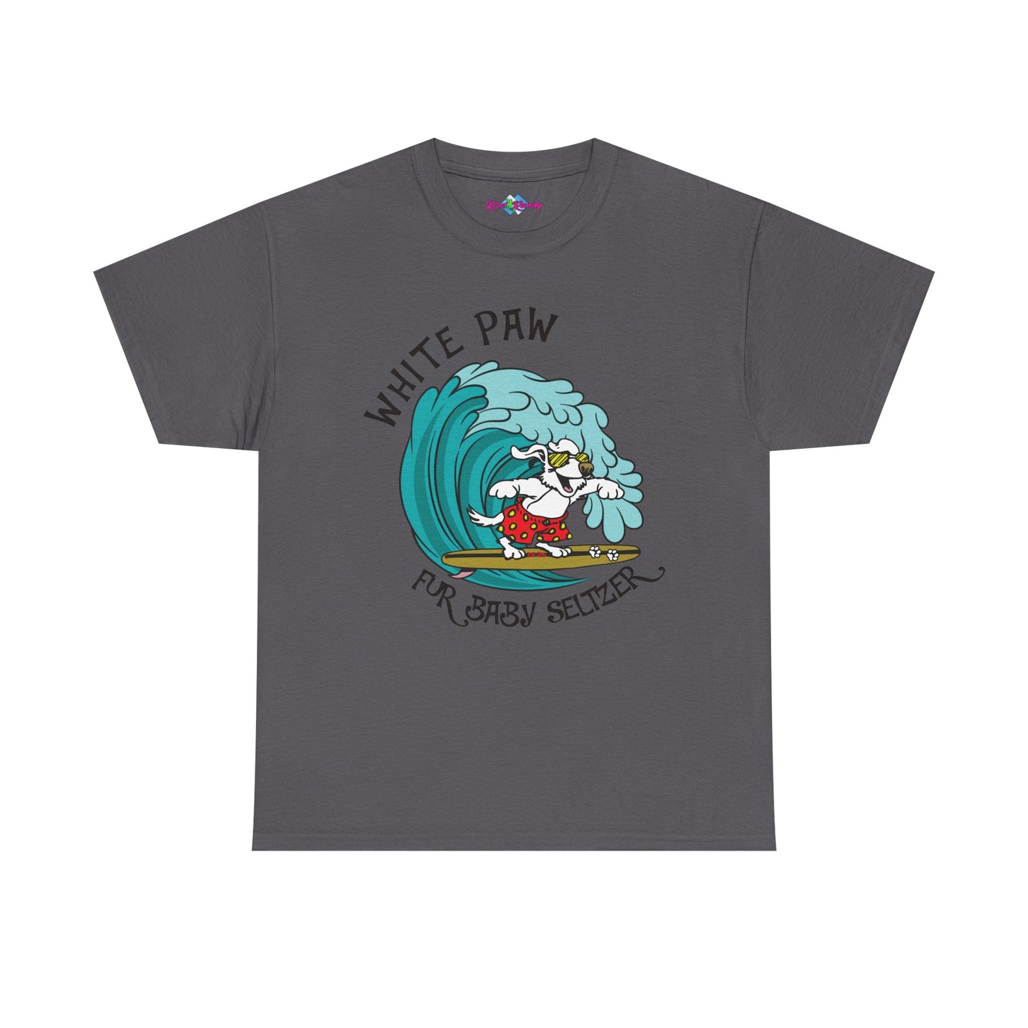 White Paw. Heavy Cotton T-Shirt