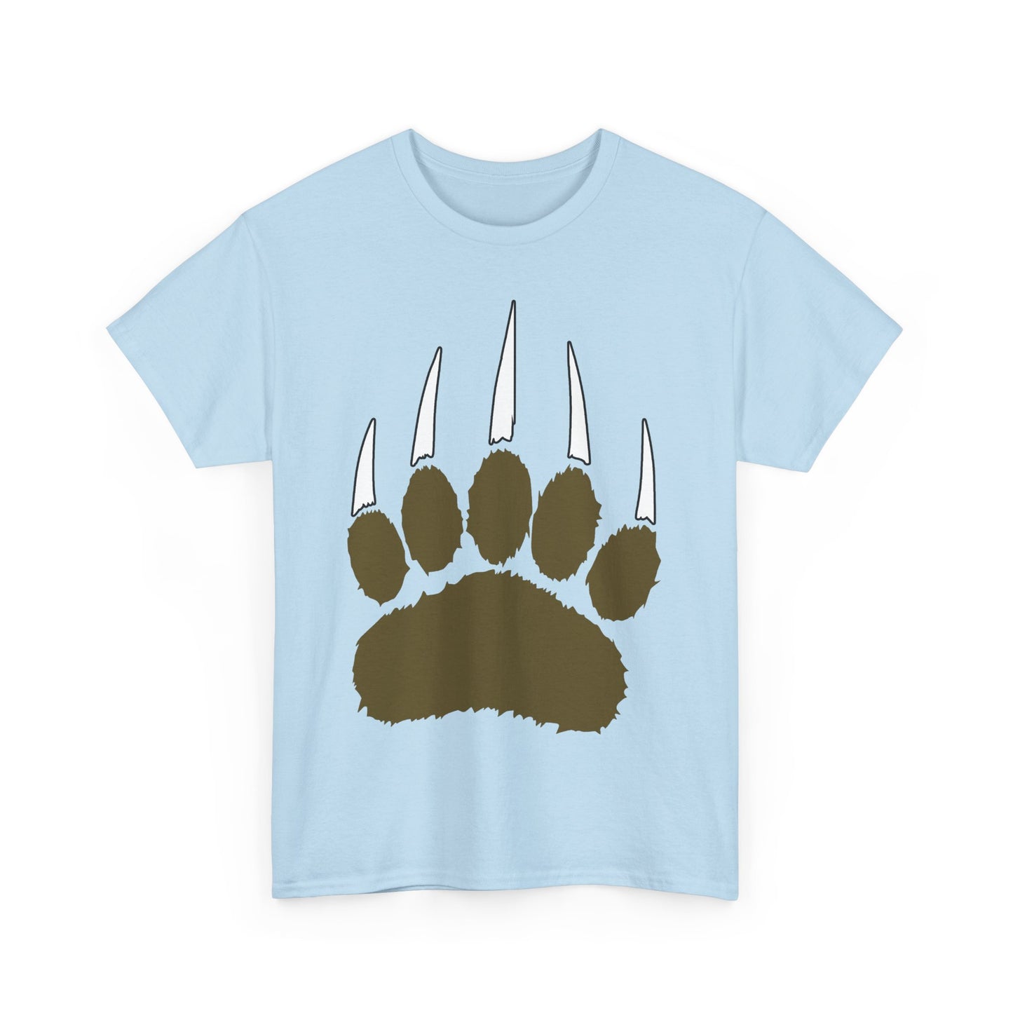 Bear Paw. Heavy Cotton T-Shirt