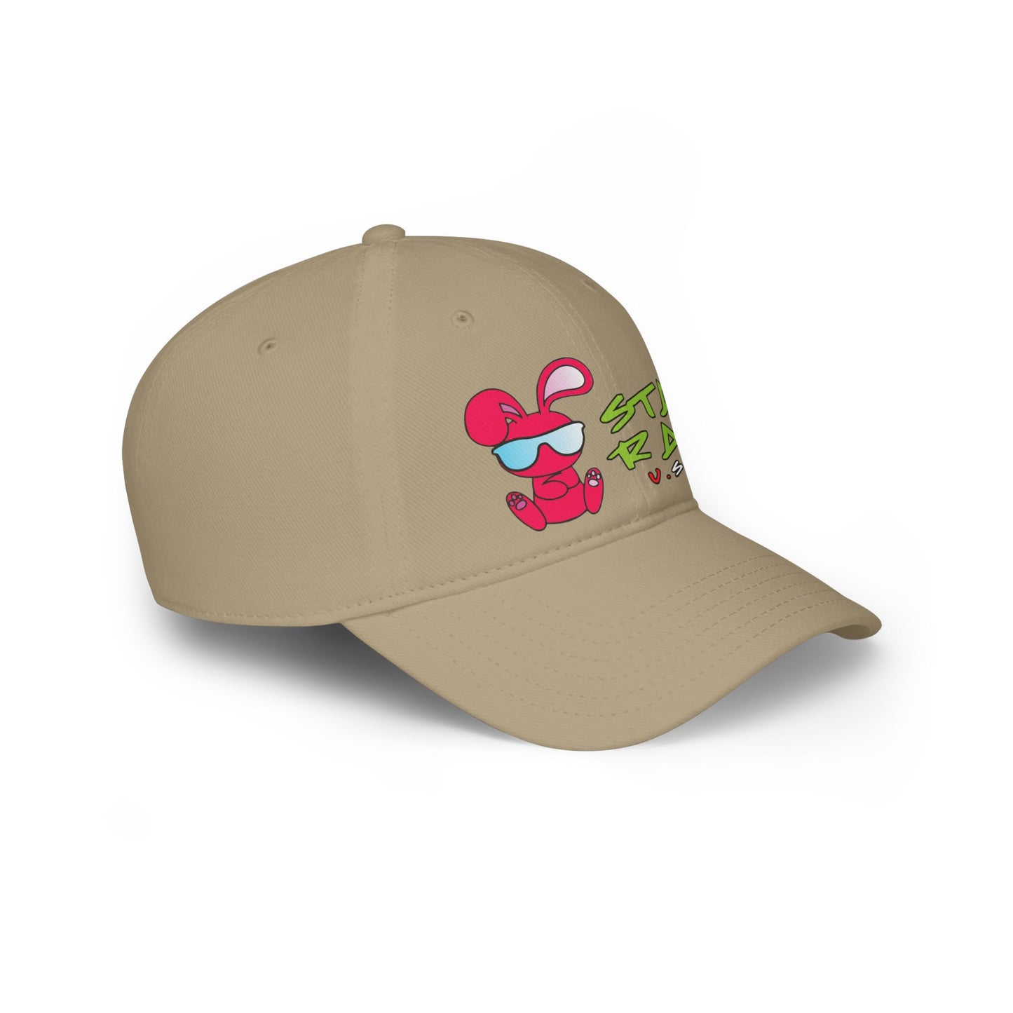 Cool Bunny Stay Rad Baseball Cap.