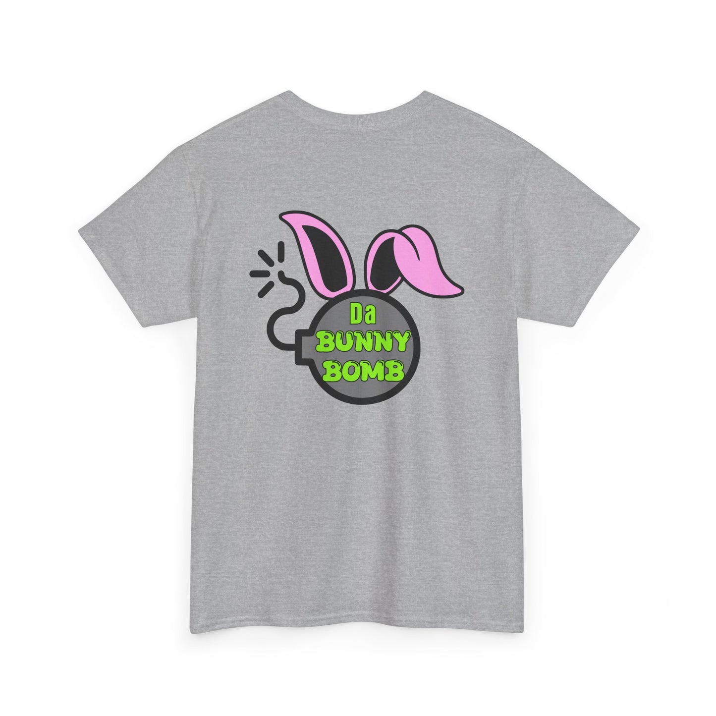 Da Bunny Bomb, Rad Moto Bunny, Heavy Cotton T-Shirt