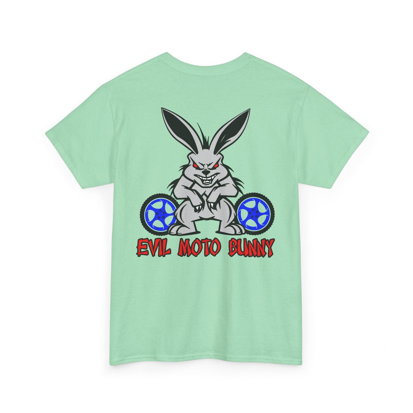 Evil Moto Bunny, Rad Moto Bunny, Heavy Cotton T-Shirt