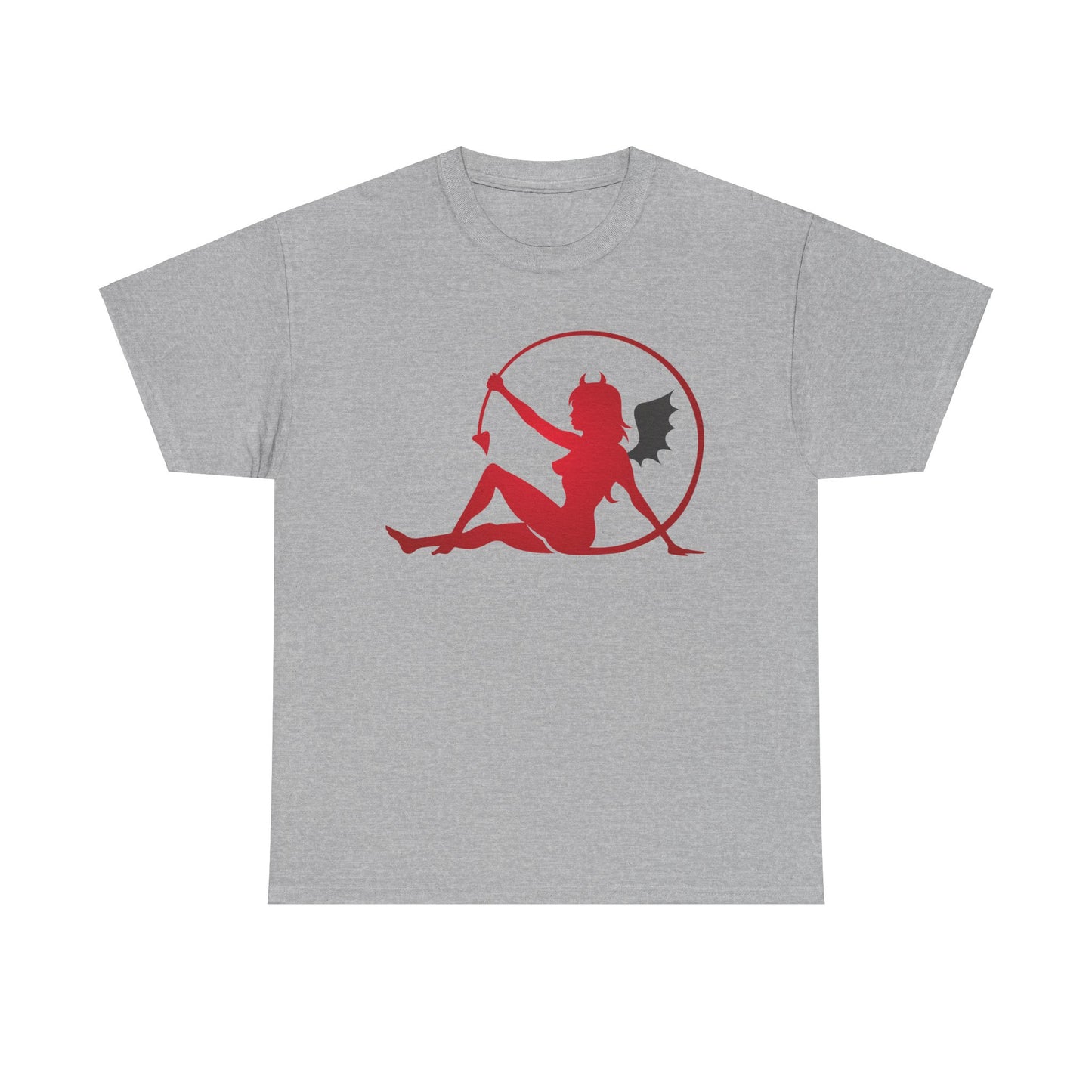 Bat winged Devil Girl. Heavy Cotton T-Shirt
