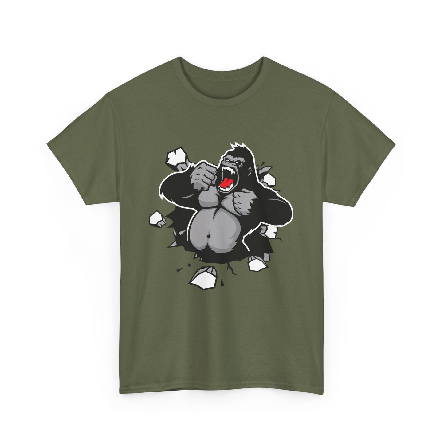 Bustin Out Gorilla. Heavy Cotton T-Shirt