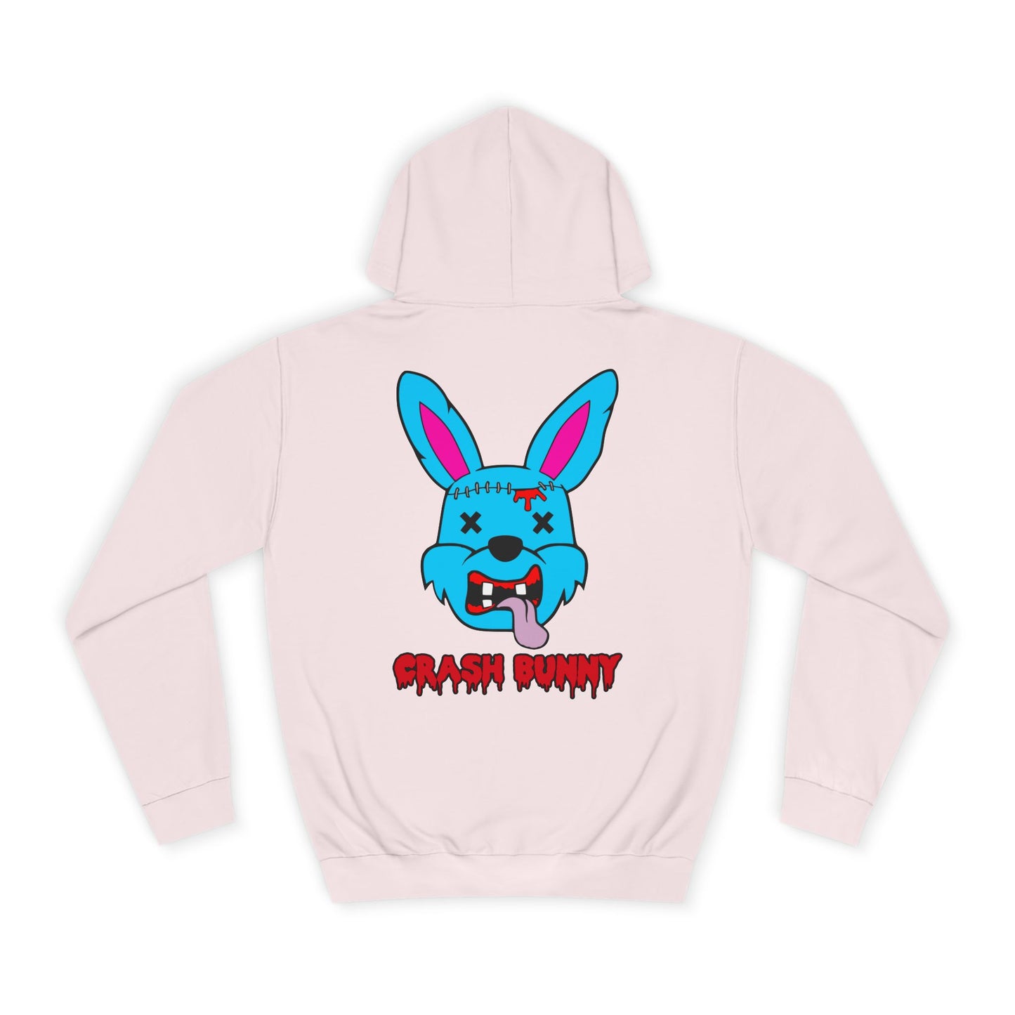 Crash Bunny, Rad Moto Bunny, Unisex Hoodie - Biker Style Sweatshirt for Motorcycle Enthusiasts