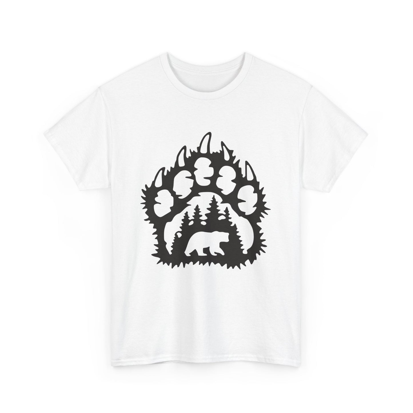 Bear Paw. Heavy Cotton T-Shirt