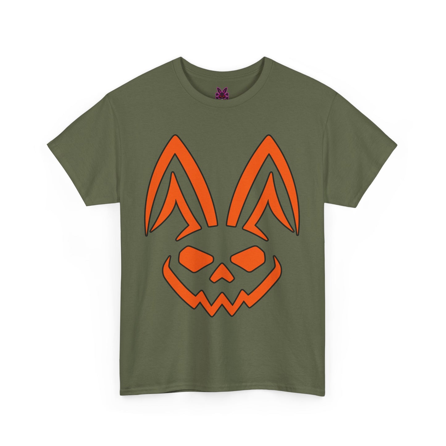 Halloween Bunny. Rad Moto Bunny, Heavy Cotton T-Shirt