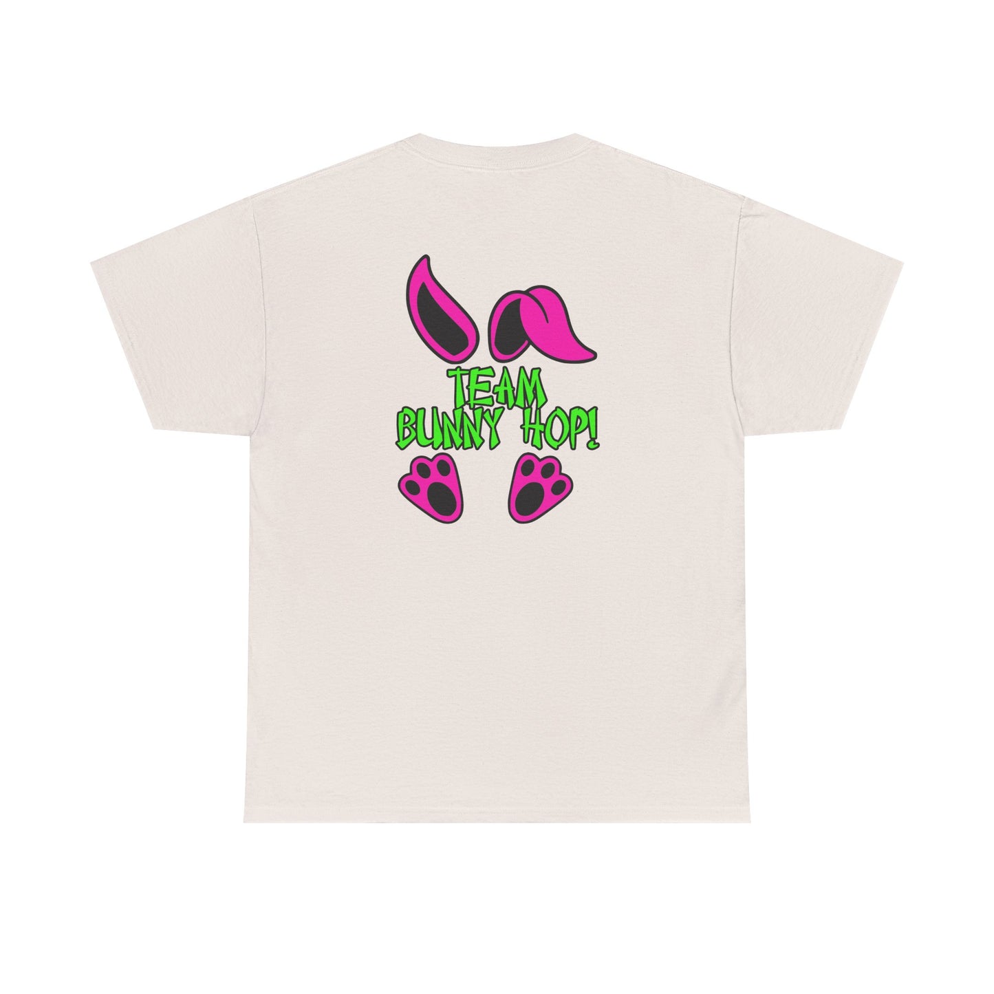 Team Bunny Hop, Rad Moto Bunny, Heavy Cotton T-Shirt