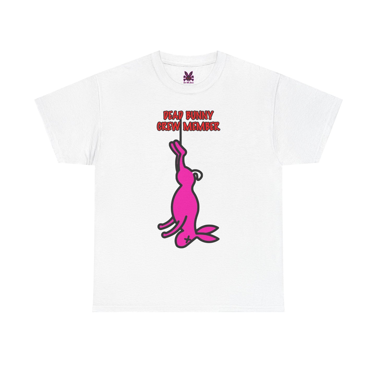 Dead Bunny Crew Member. Rad Moto Bunny, Heavy Cotton T-Shirt