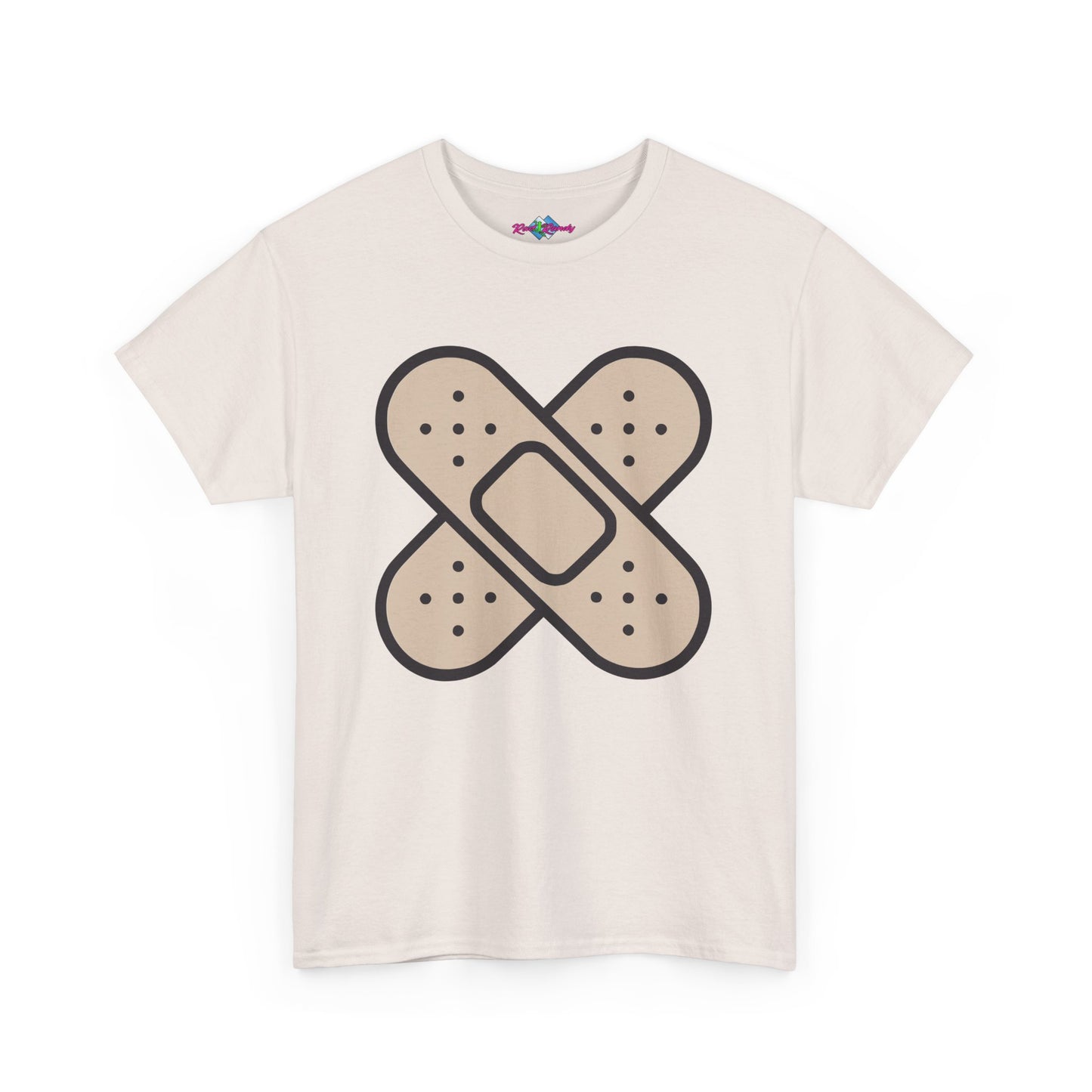 Band Aids. Heavy Cotton T-Shirt