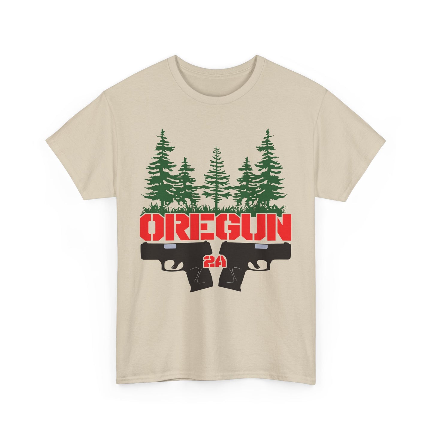 Oregun 2a Forest. Heavy Cotton T-Shirt