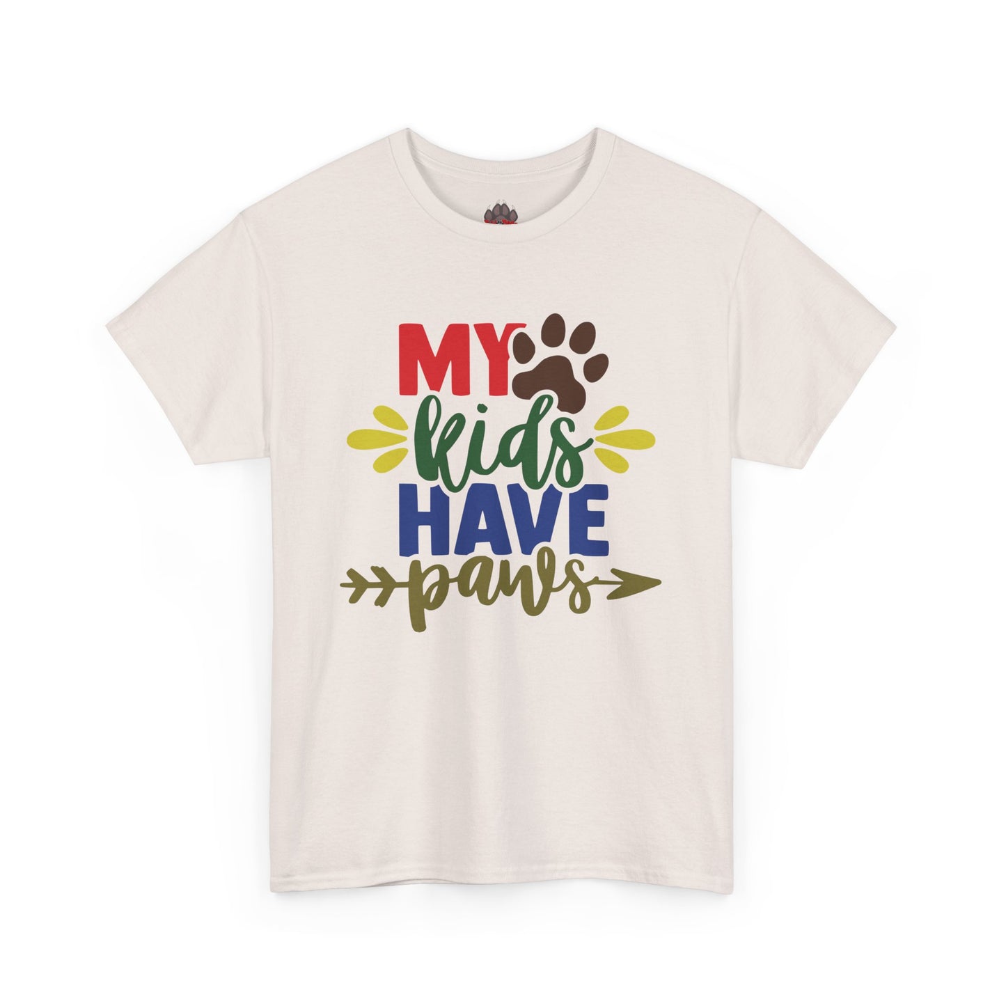 My Kids Have Paws. Heavy Cotton T-Shirt