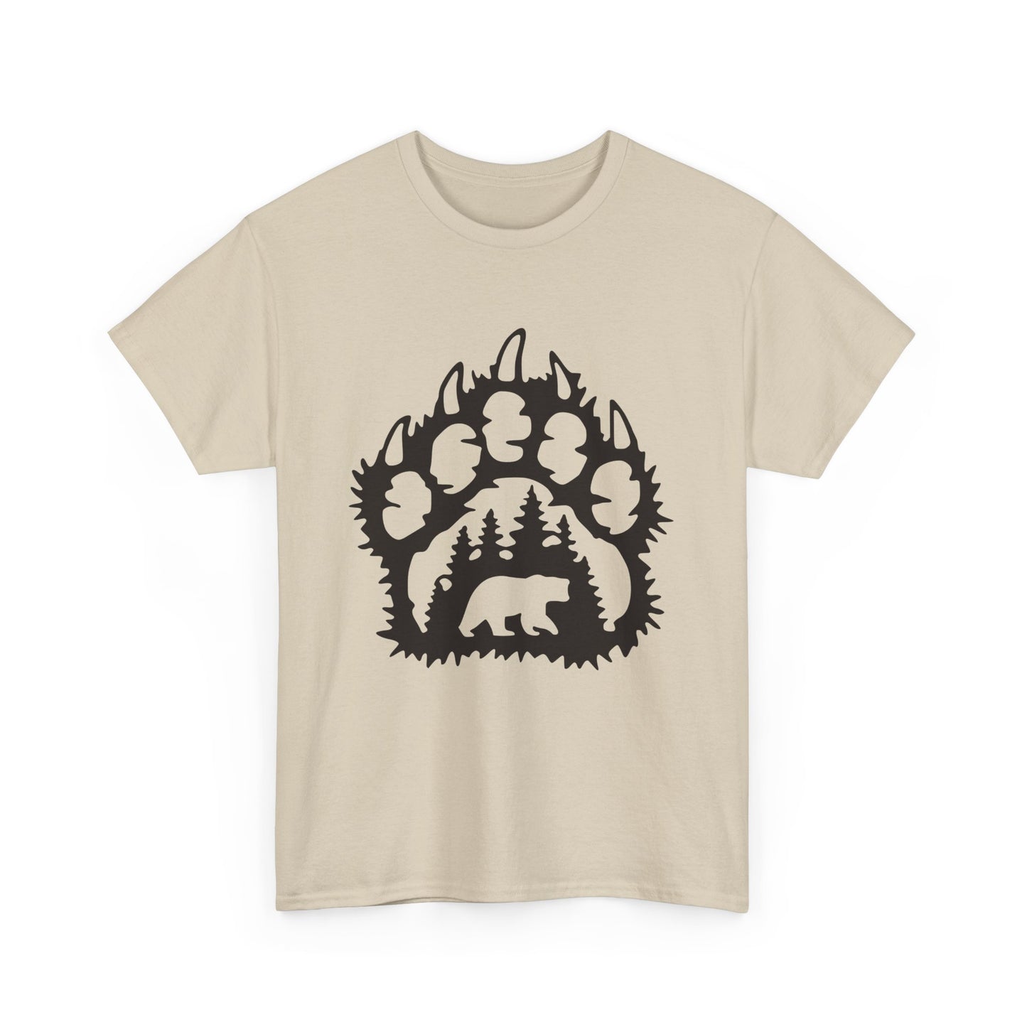Bear Paw. Heavy Cotton T-Shirt