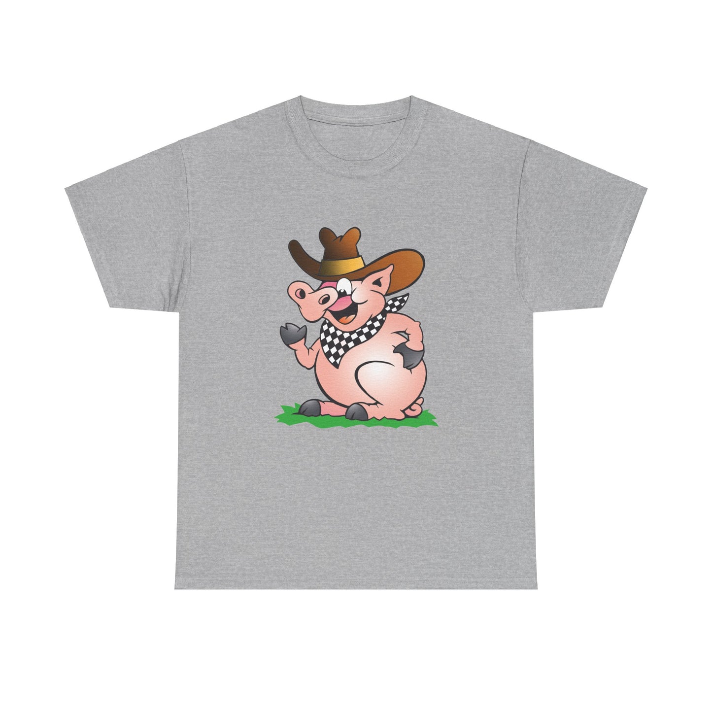 BBQ Pig. Heavy Cotton T-Shirt