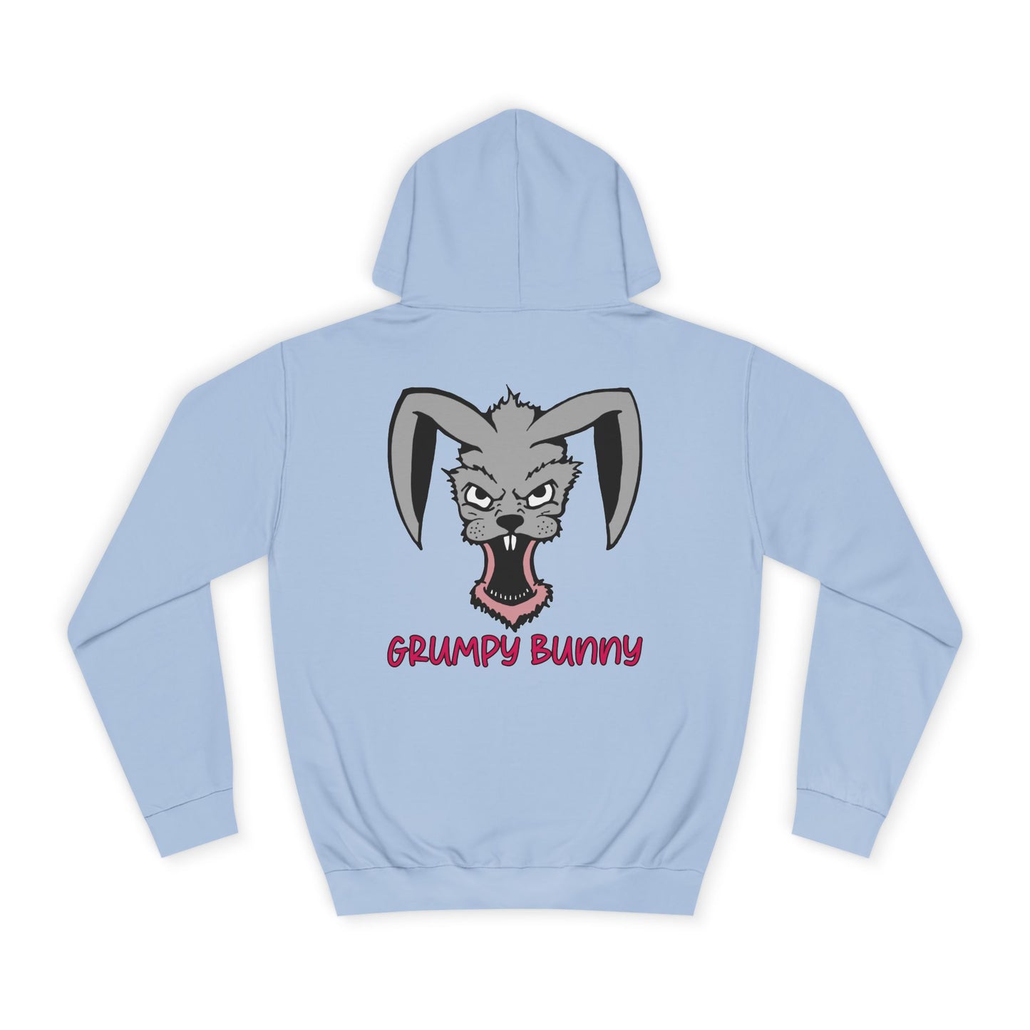 Grumpy Bunny, Rad Moto Bunny, Unisex Hoodie - Biker Style Sweatshirt for Motorcycle Enthusiasts