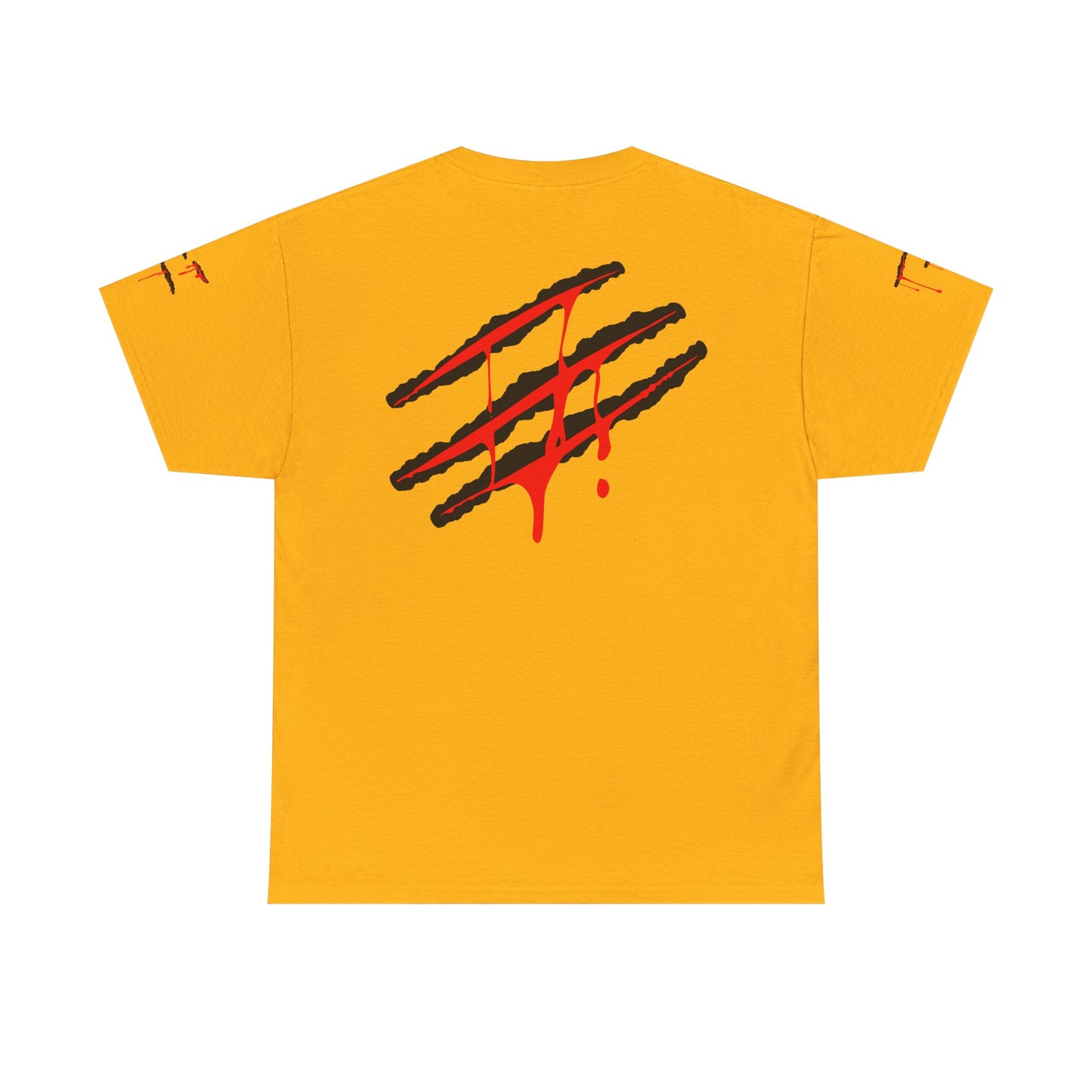 Bloody Scratches. Heavy Cotton T-Shirt