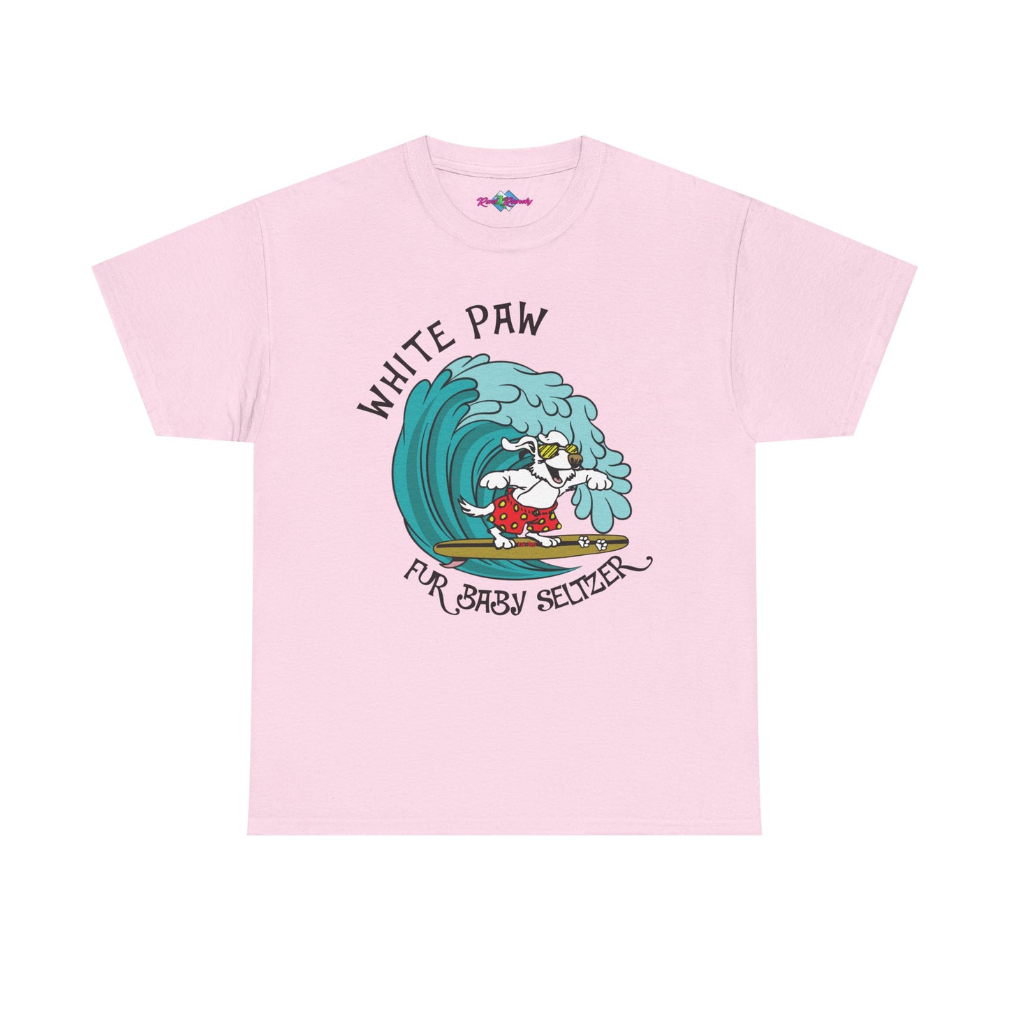White Paw. Heavy Cotton T-Shirt