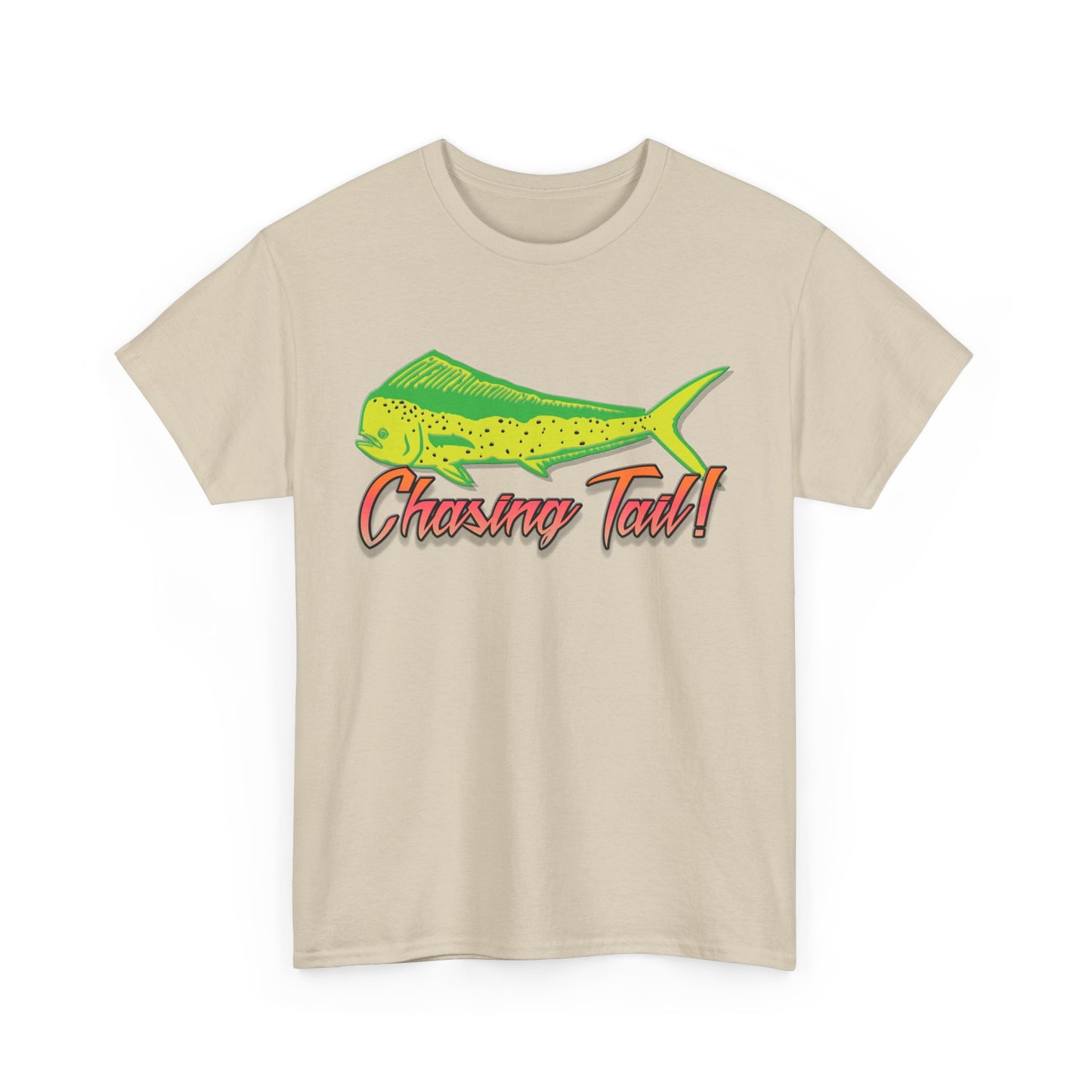 Chasing Tail Dorado. Heavy Cotton T-Shirt