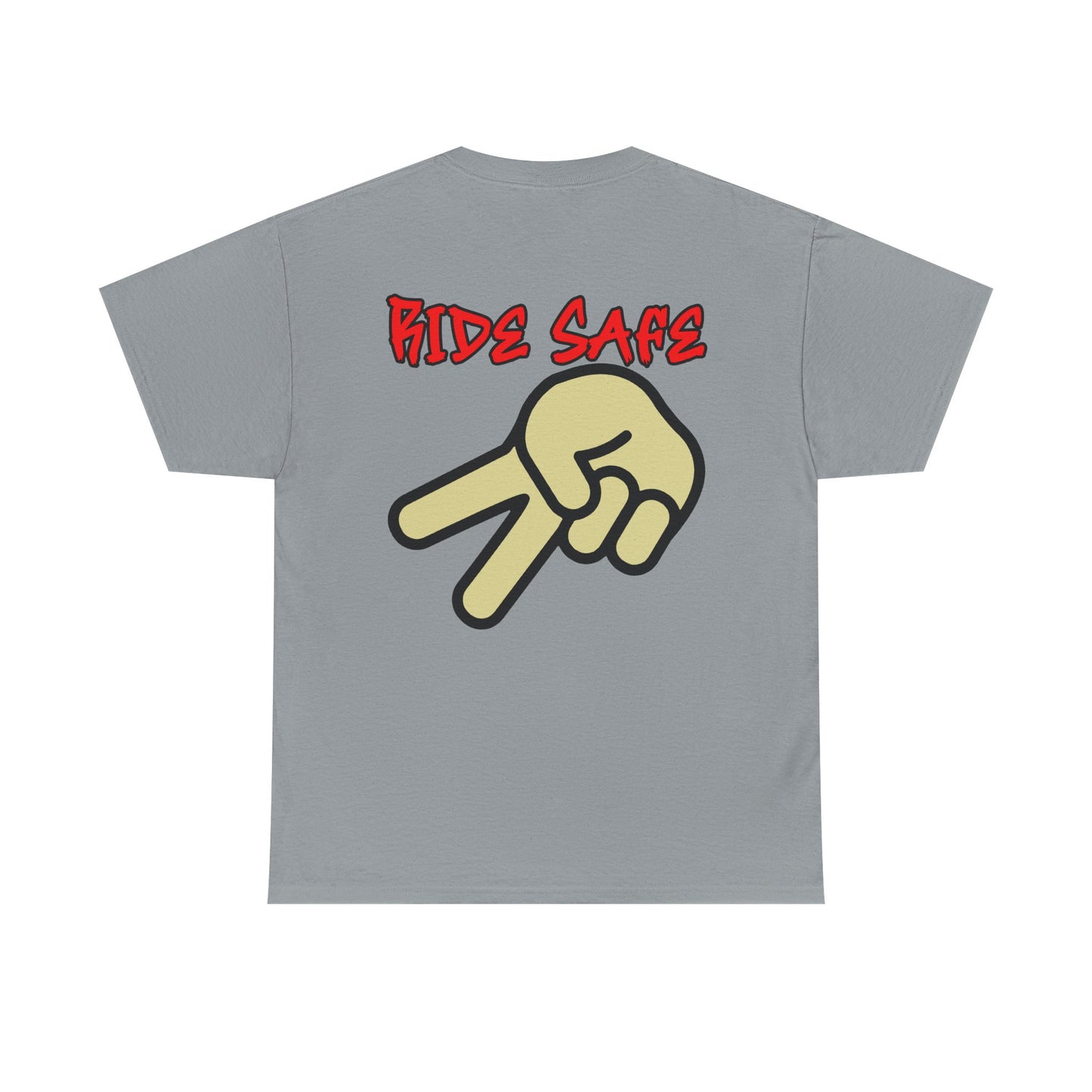 Ride Safe, Rad Moto Bunny, Heavy Cotton T-Shirt