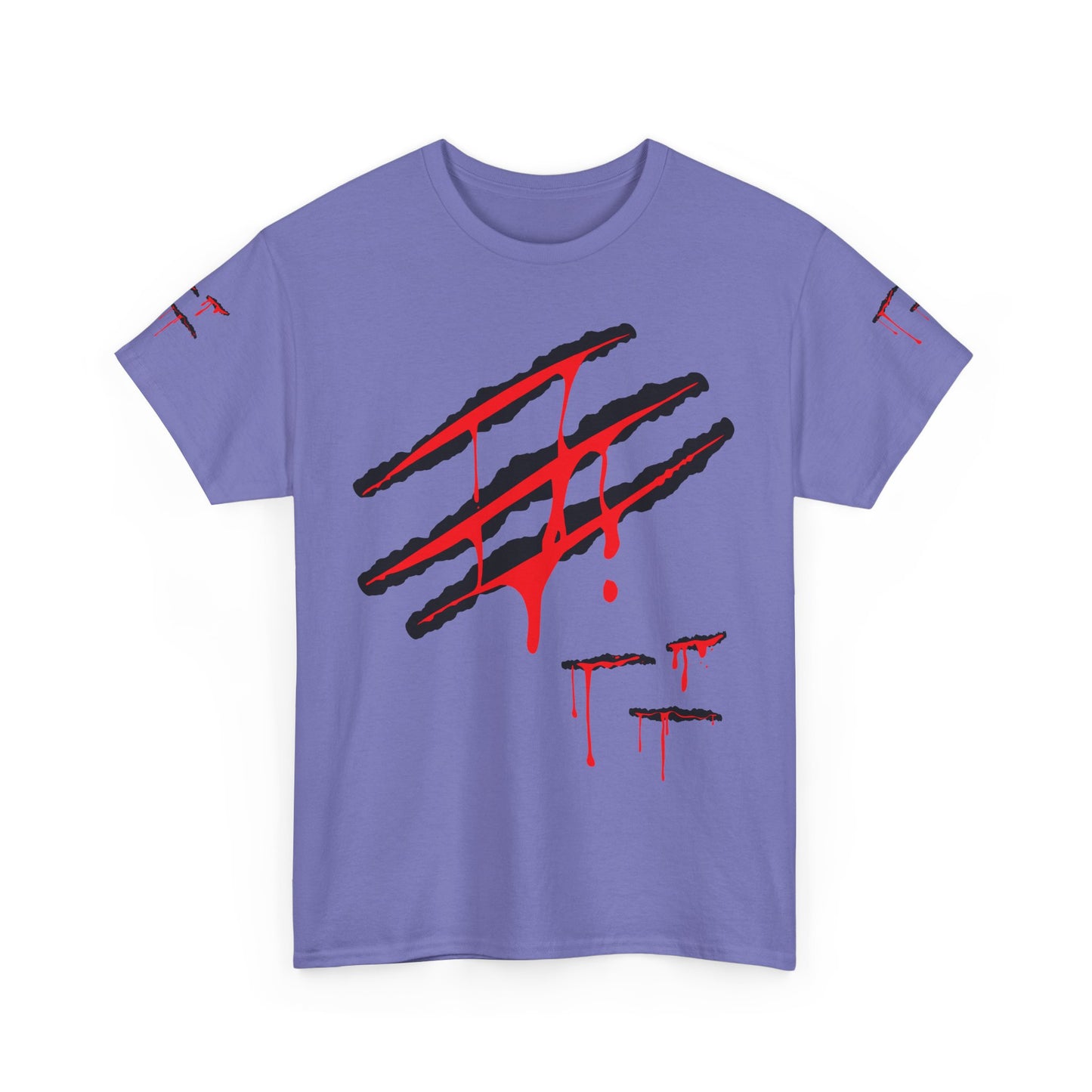Bloody Scratches. Heavy Cotton T-Shirt