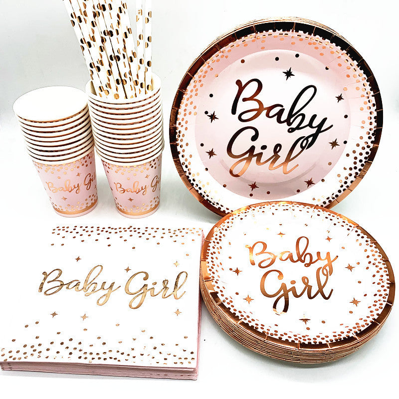BABY GIRL Party Set