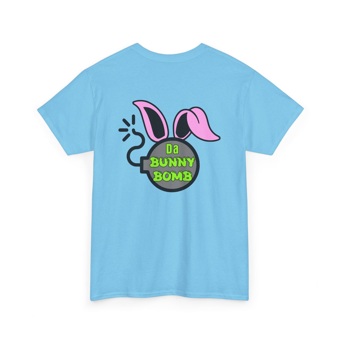 Da Bunny Bomb, Rad Moto Bunny, Heavy Cotton T-Shirt
