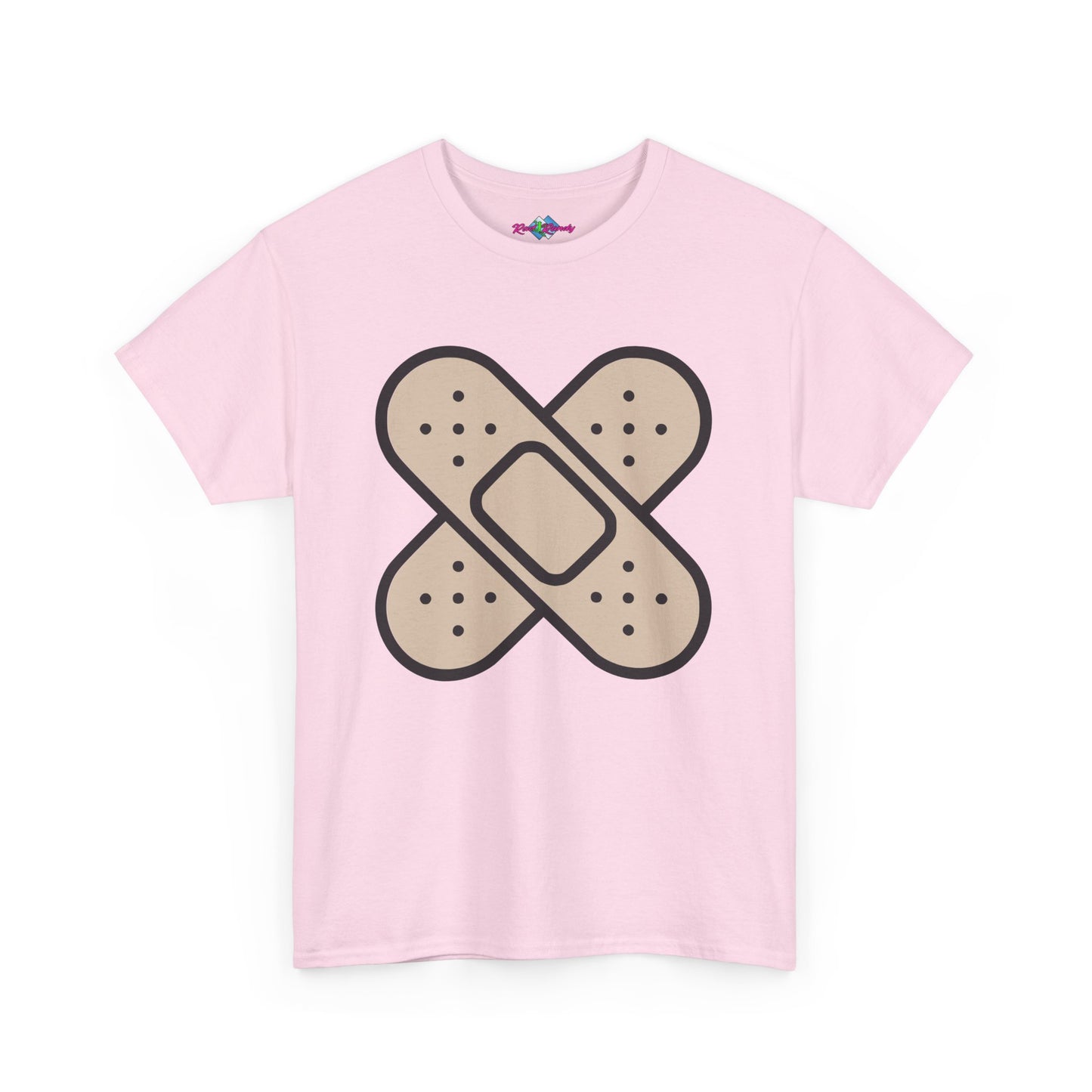 Band Aids. Heavy Cotton T-Shirt