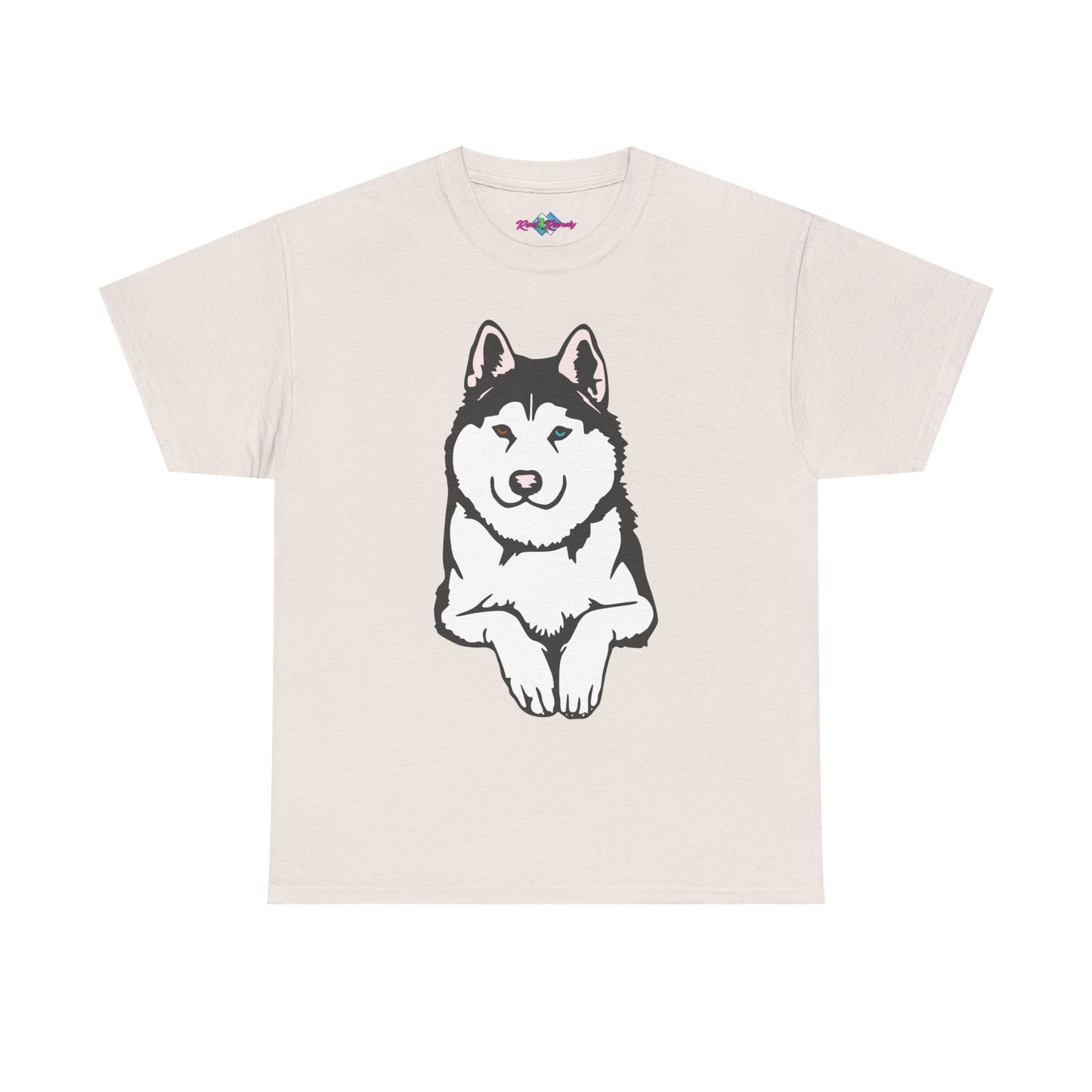 Casual Husky. Heavy Cotton T-Shirt