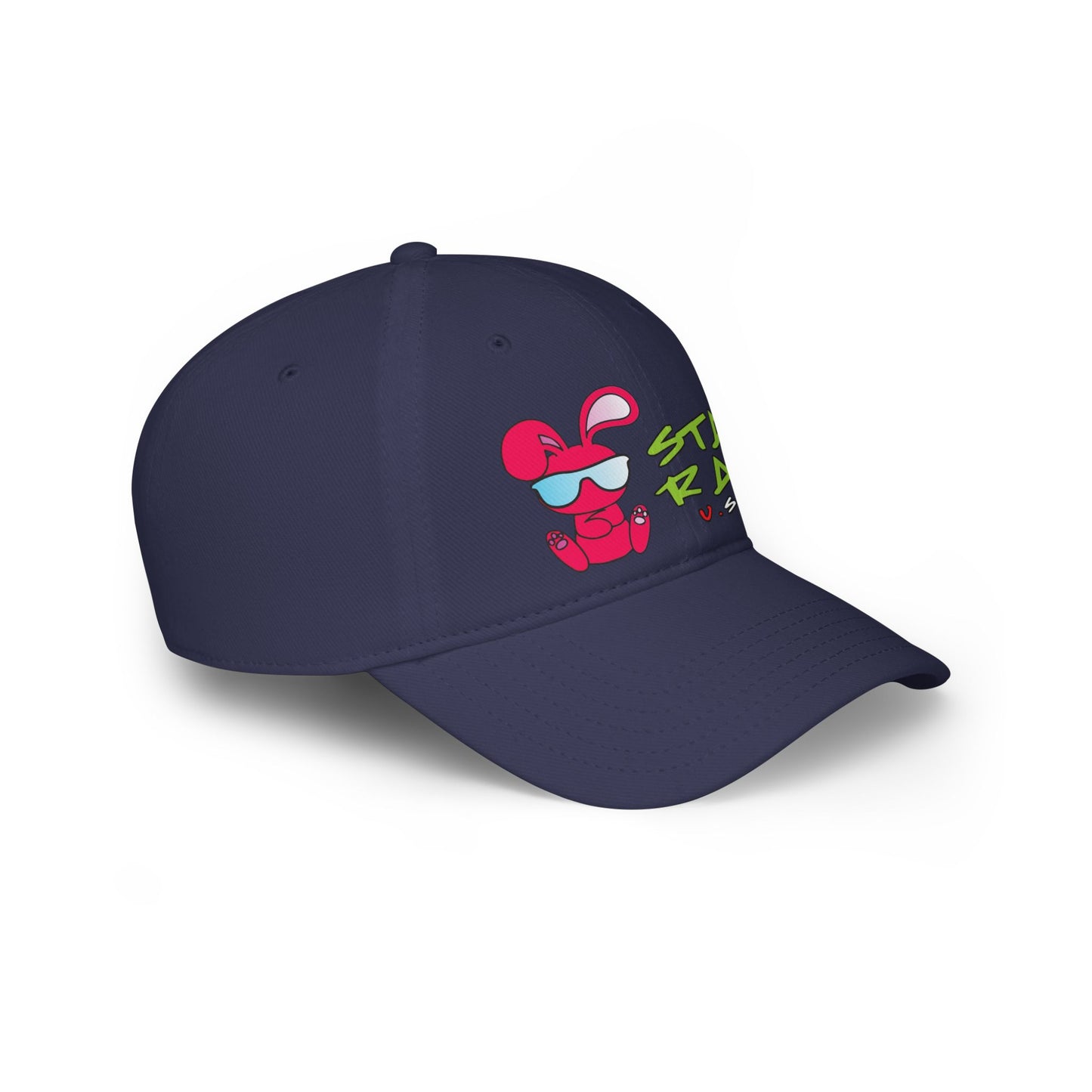Cool Bunny Stay Rad Baseball Cap.