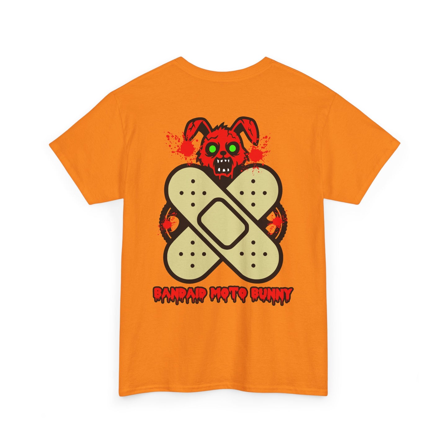 Bandaid Moto Bunny, Rad Moto Bunny, Heavy Cotton T-Shirt