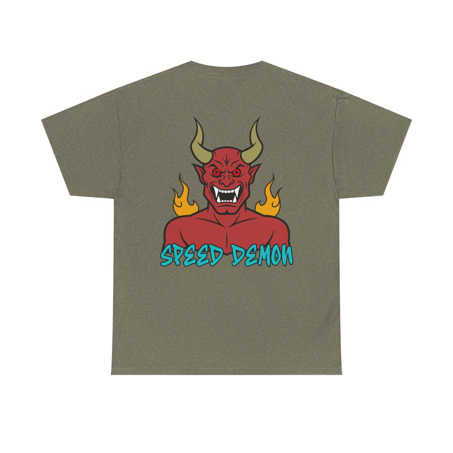 Speed Demon, Rad Moto Bunny, Heavy Cotton T-Shirt