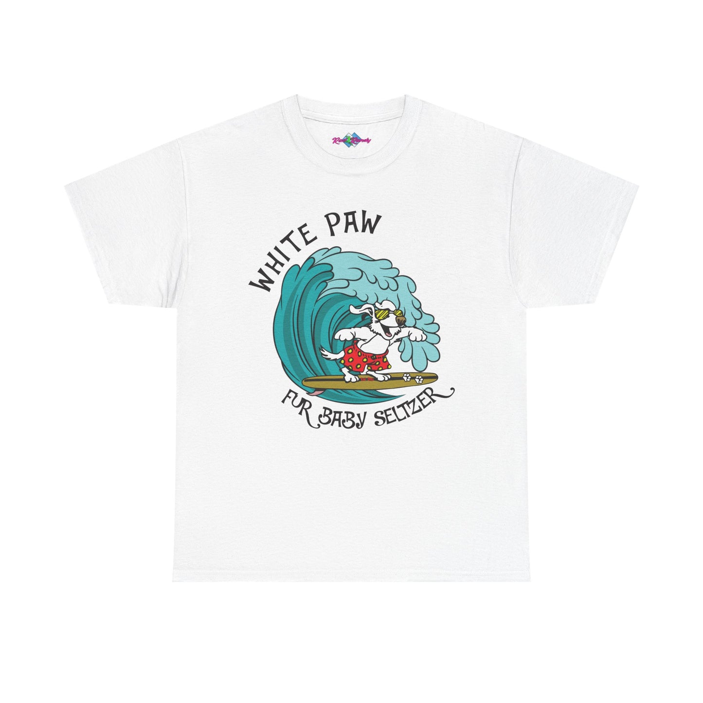 White Paw. Heavy Cotton T-Shirt
