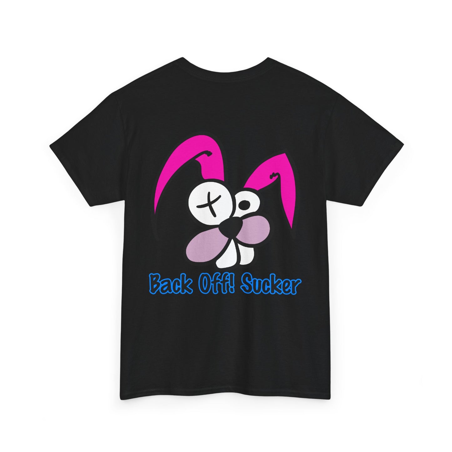 Back Off Sucker Bunny, Rad Moto Bunny, Heavy Cotton T-Shirt