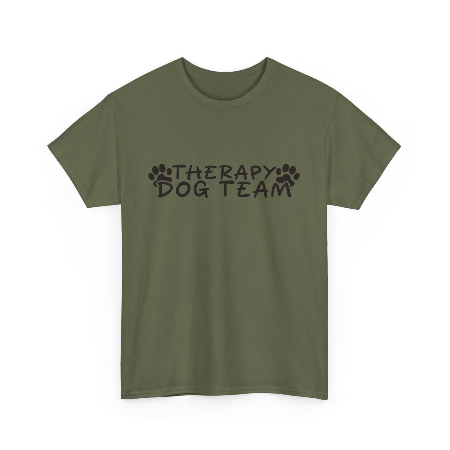 Therapy Dog Team. Heavy Cotton T-Shirt