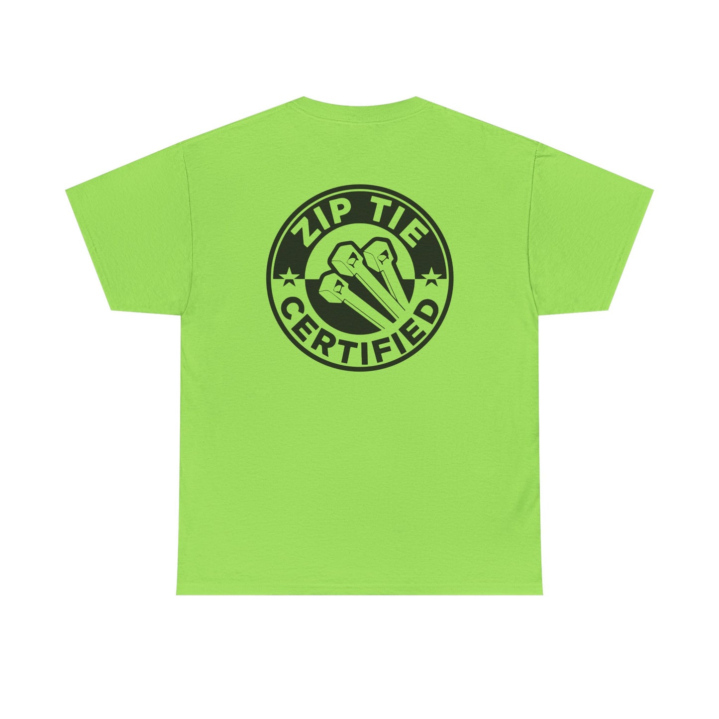 Zip Tie Certified, Rad Moto Bunny, Heavy Cotton T-Shirt