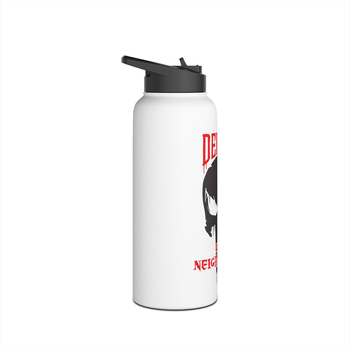 Defend the Neighborhood. Stainless Steel Water Bottle
