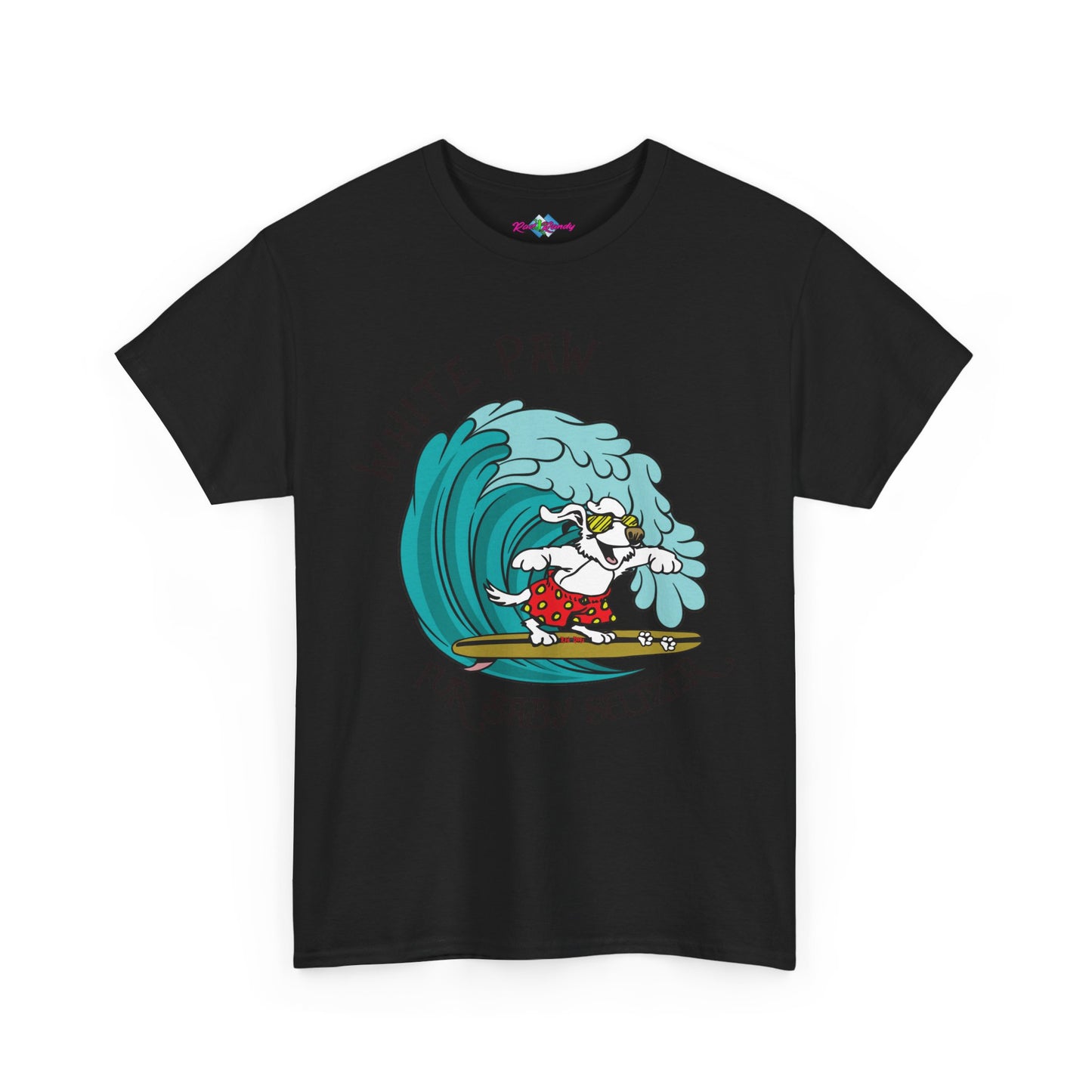 White Paw. Heavy Cotton T-Shirt