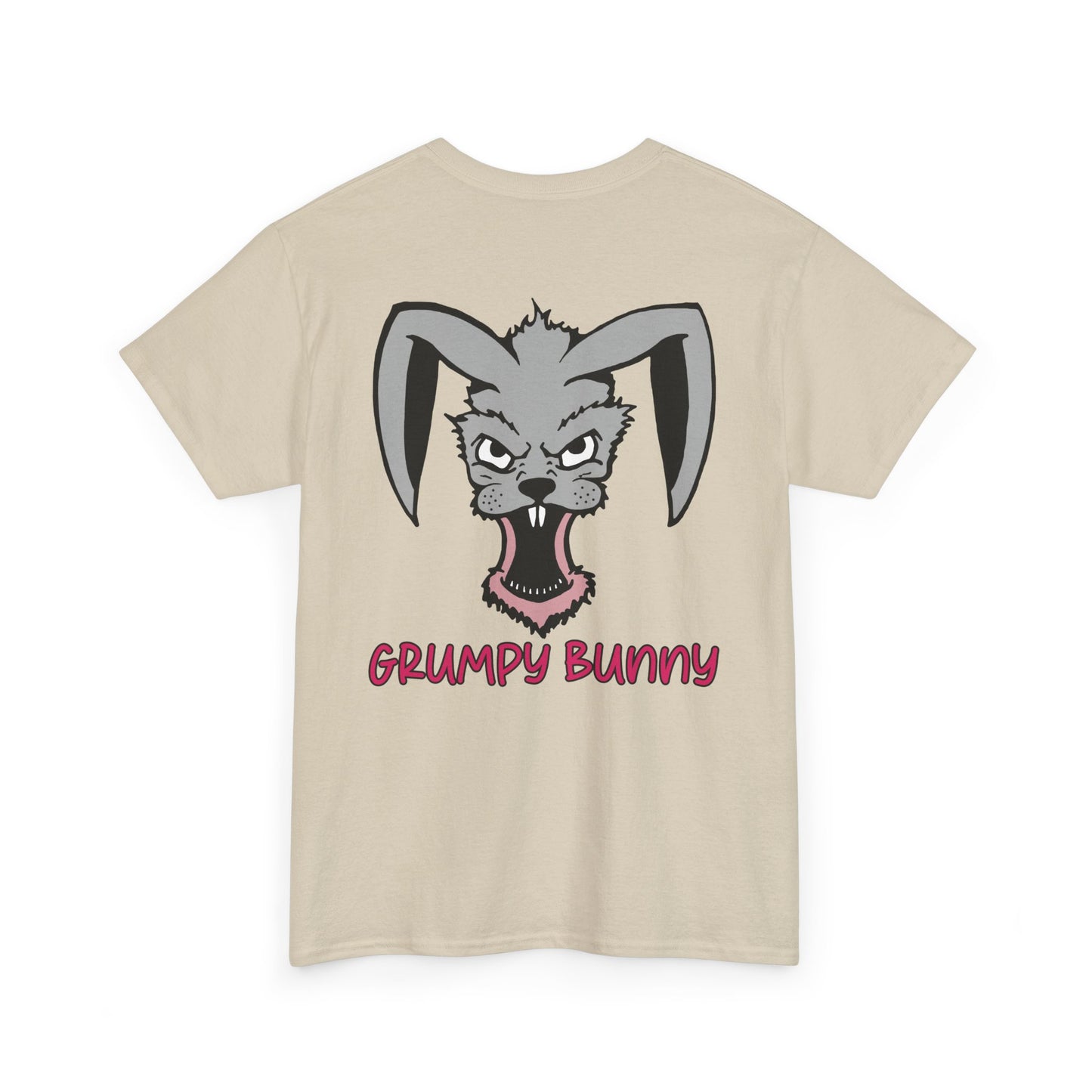 Grumpy Bunny, Rad Moto Bunny, Heavy Cotton T-Shirt